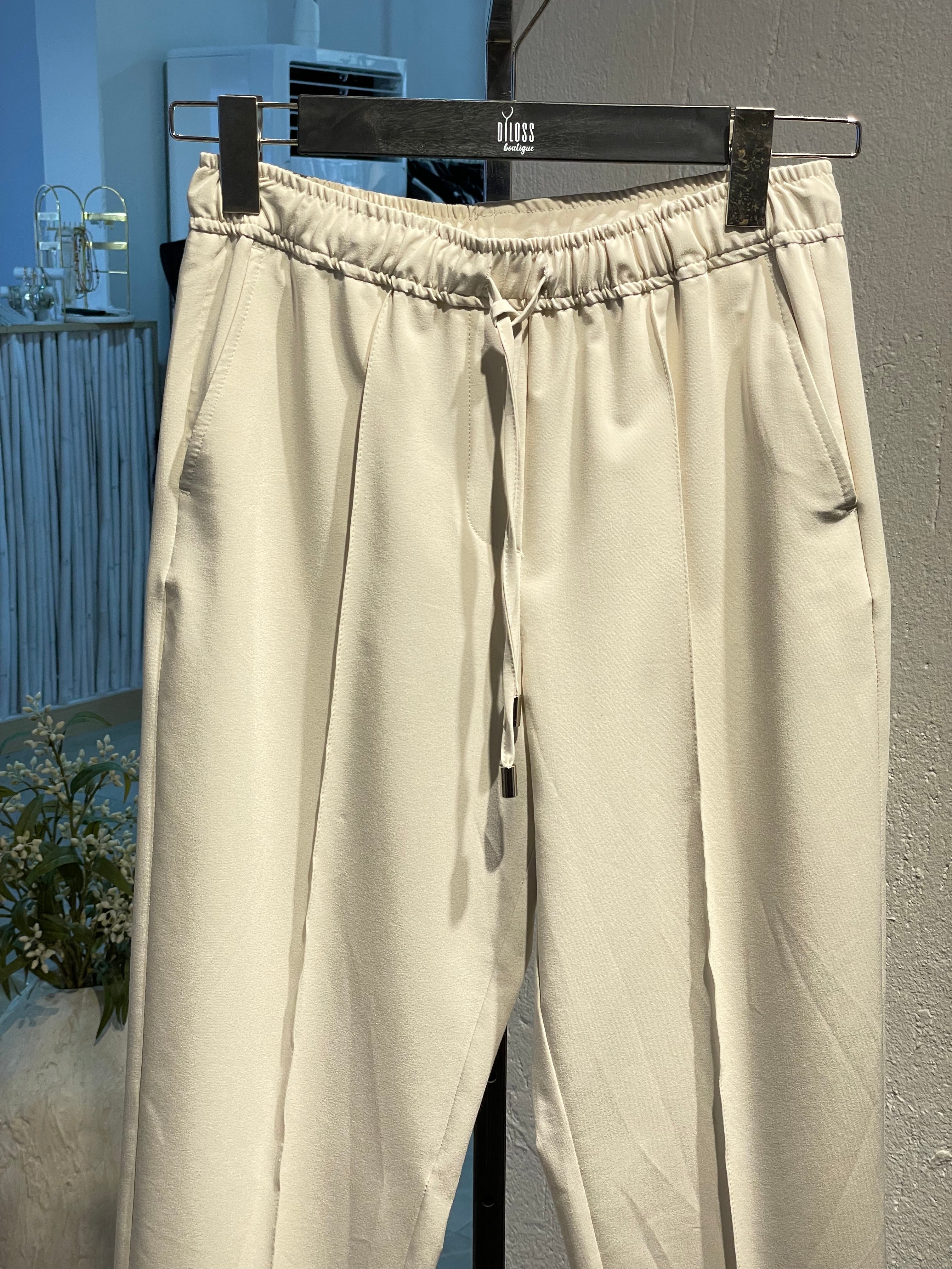 Dilvin Fitilli Bej Pantolon