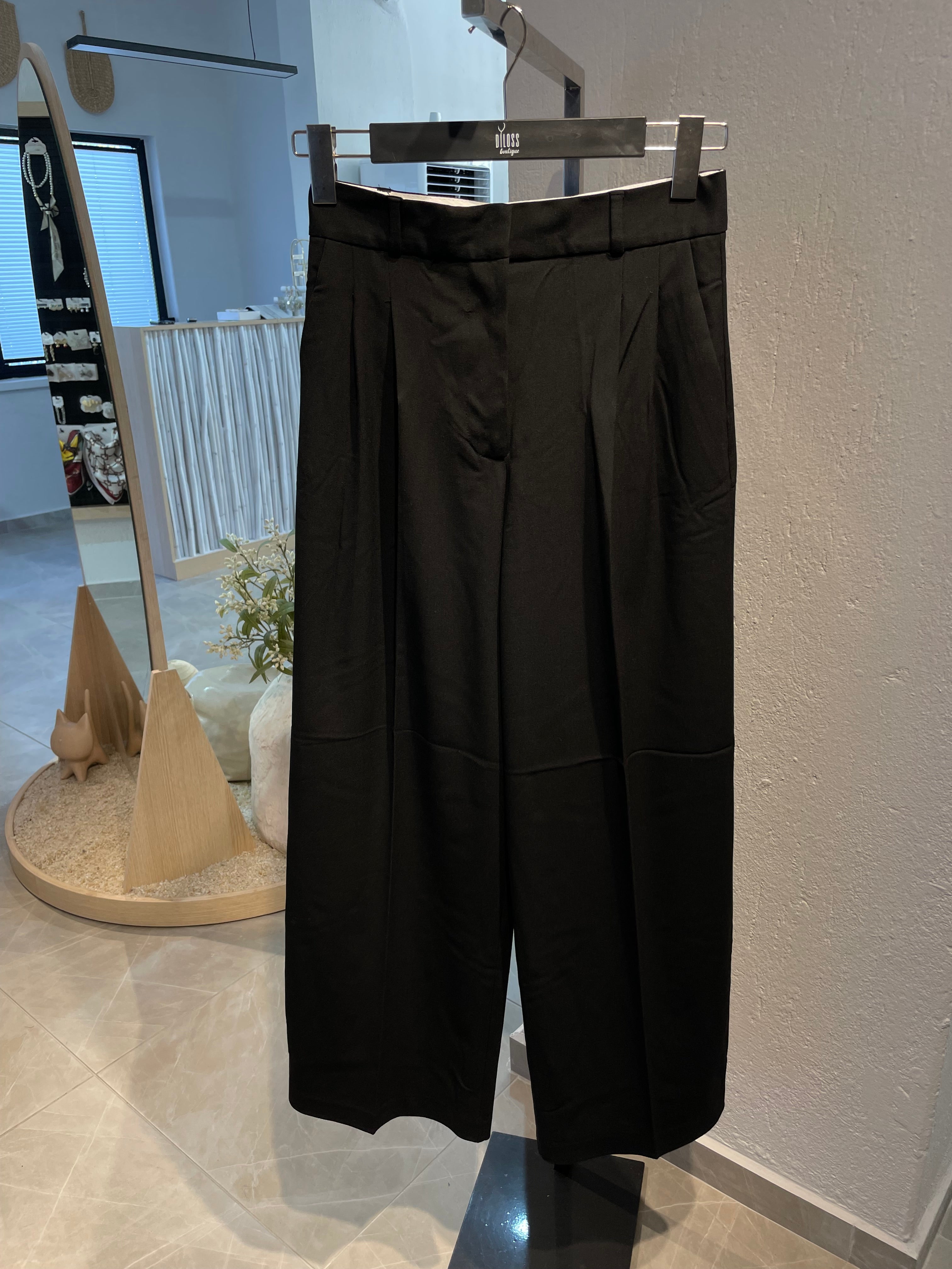 Siyah Bol Paça Palazzo