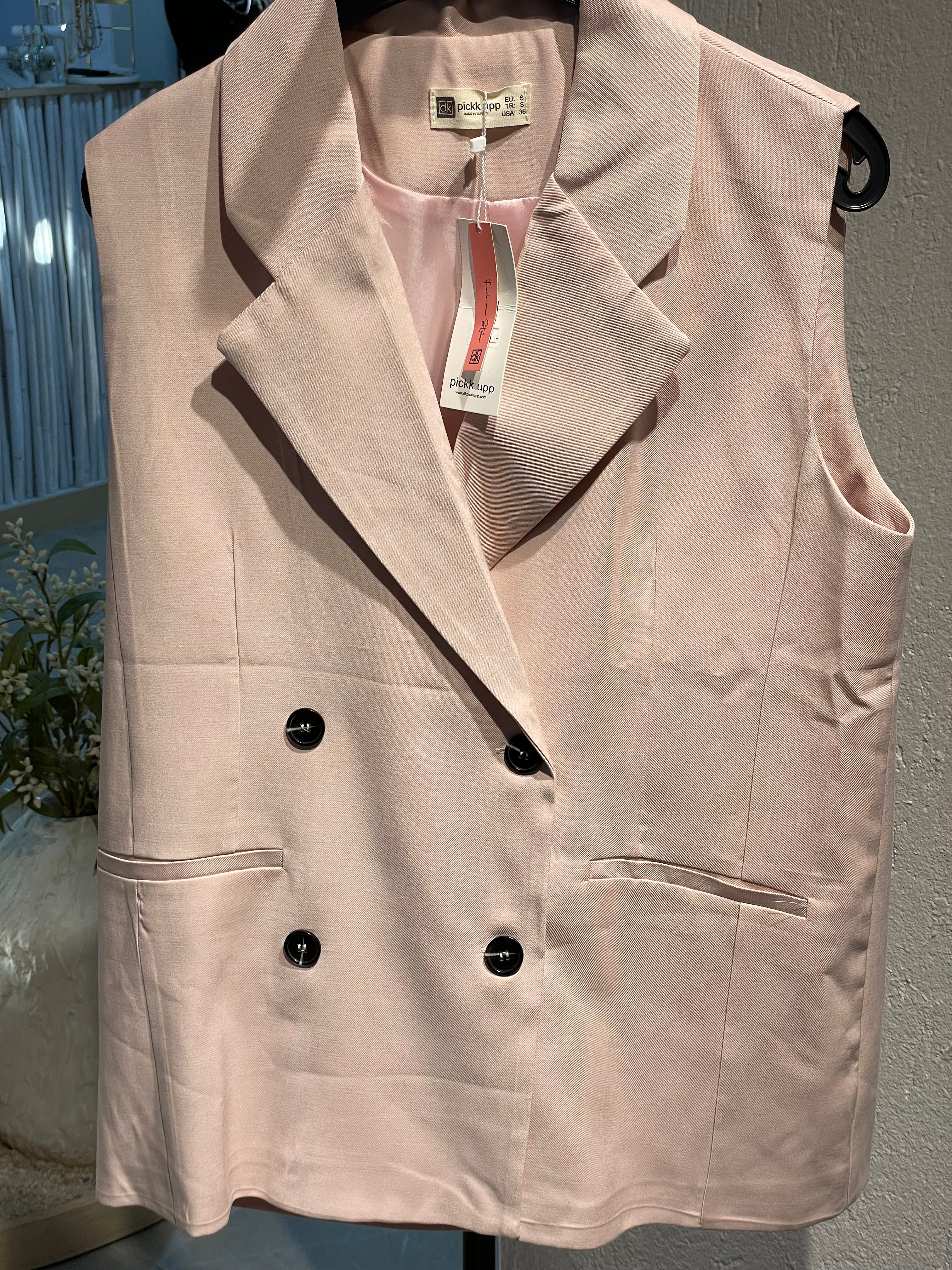 Oversize Alt-Üst Yelekli Takım