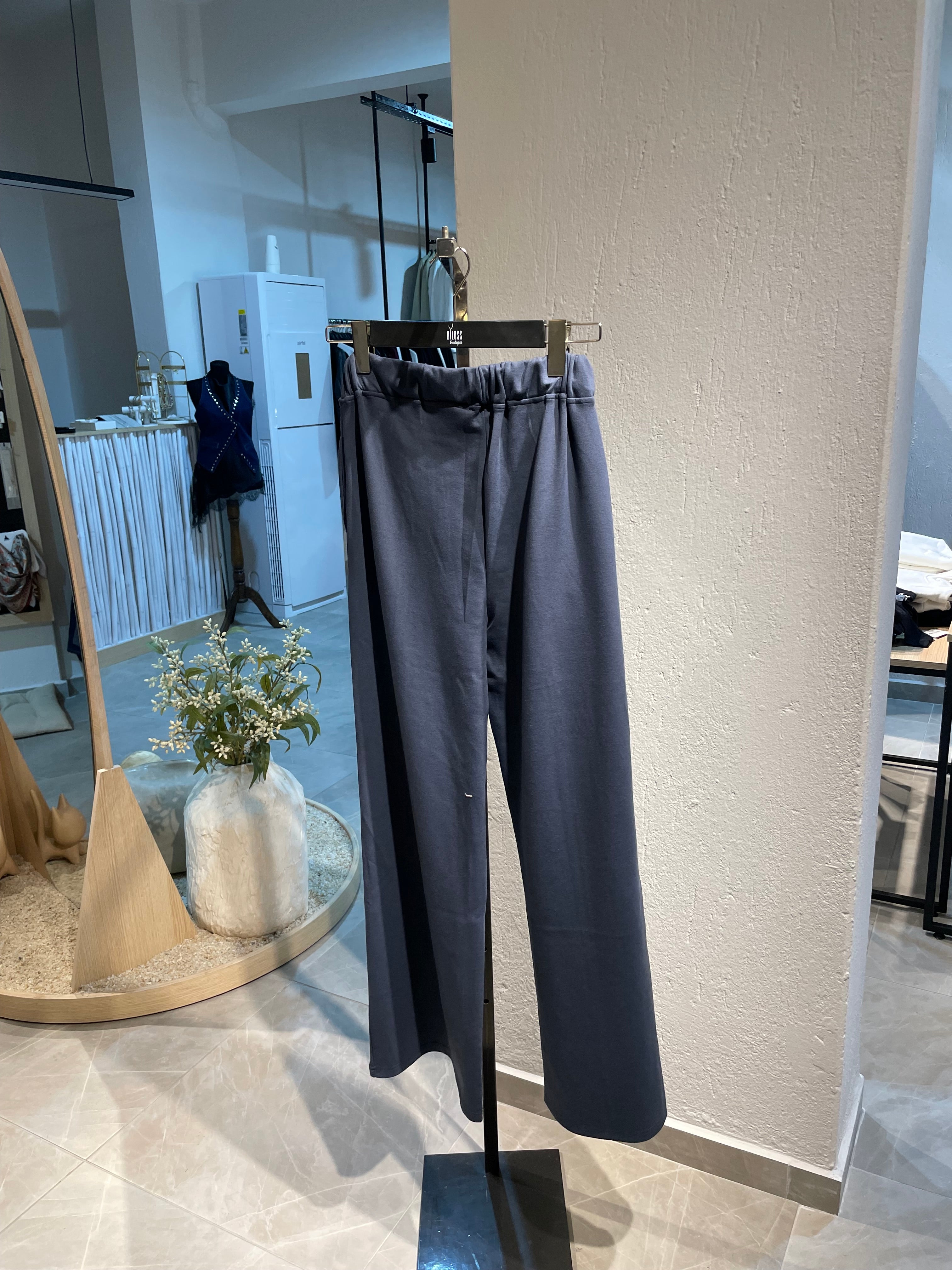 Füme Yüksek Bel Rahat Kesim Eşofman Altı