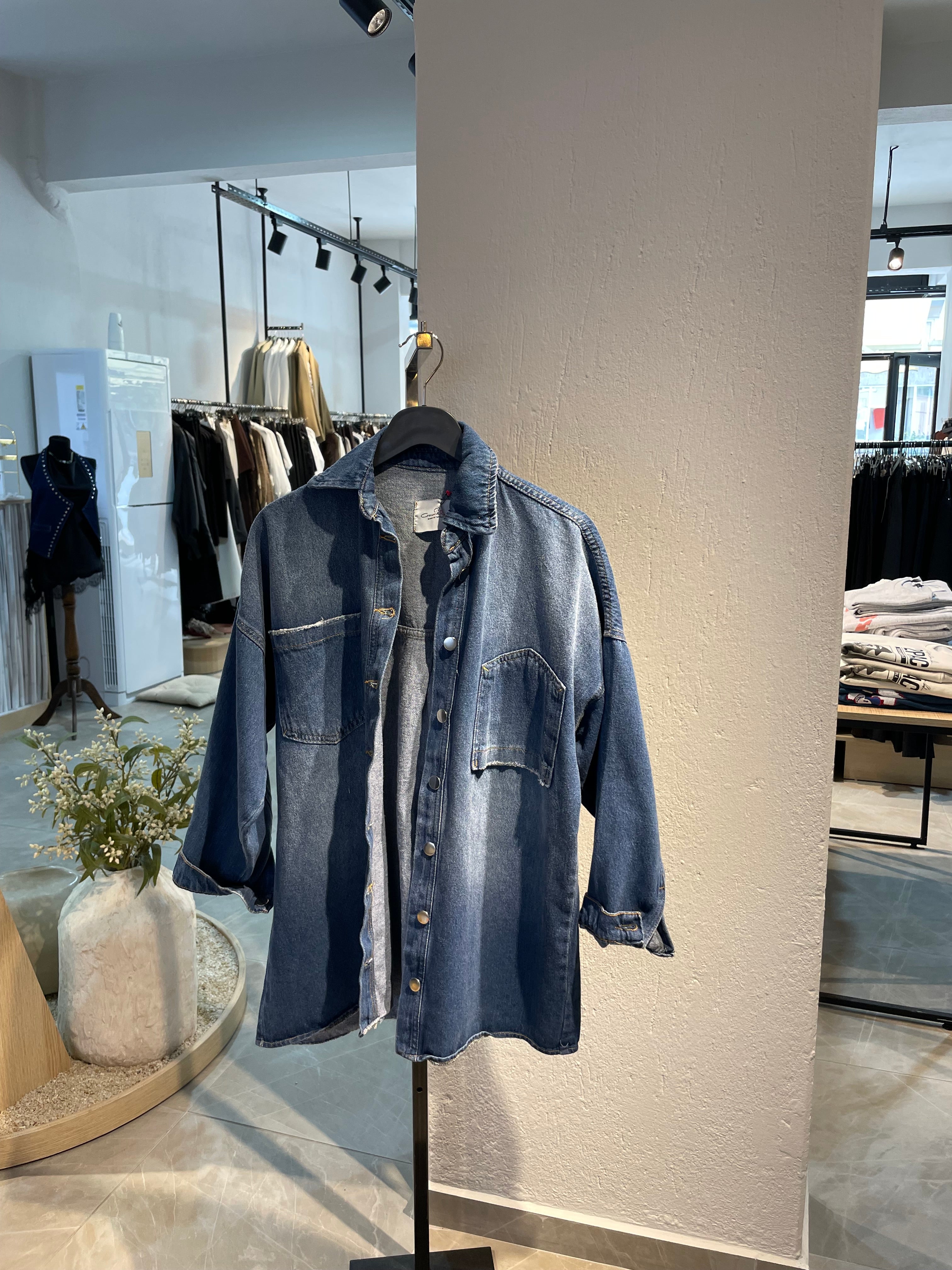 Kot Yıkamalı Gömlek