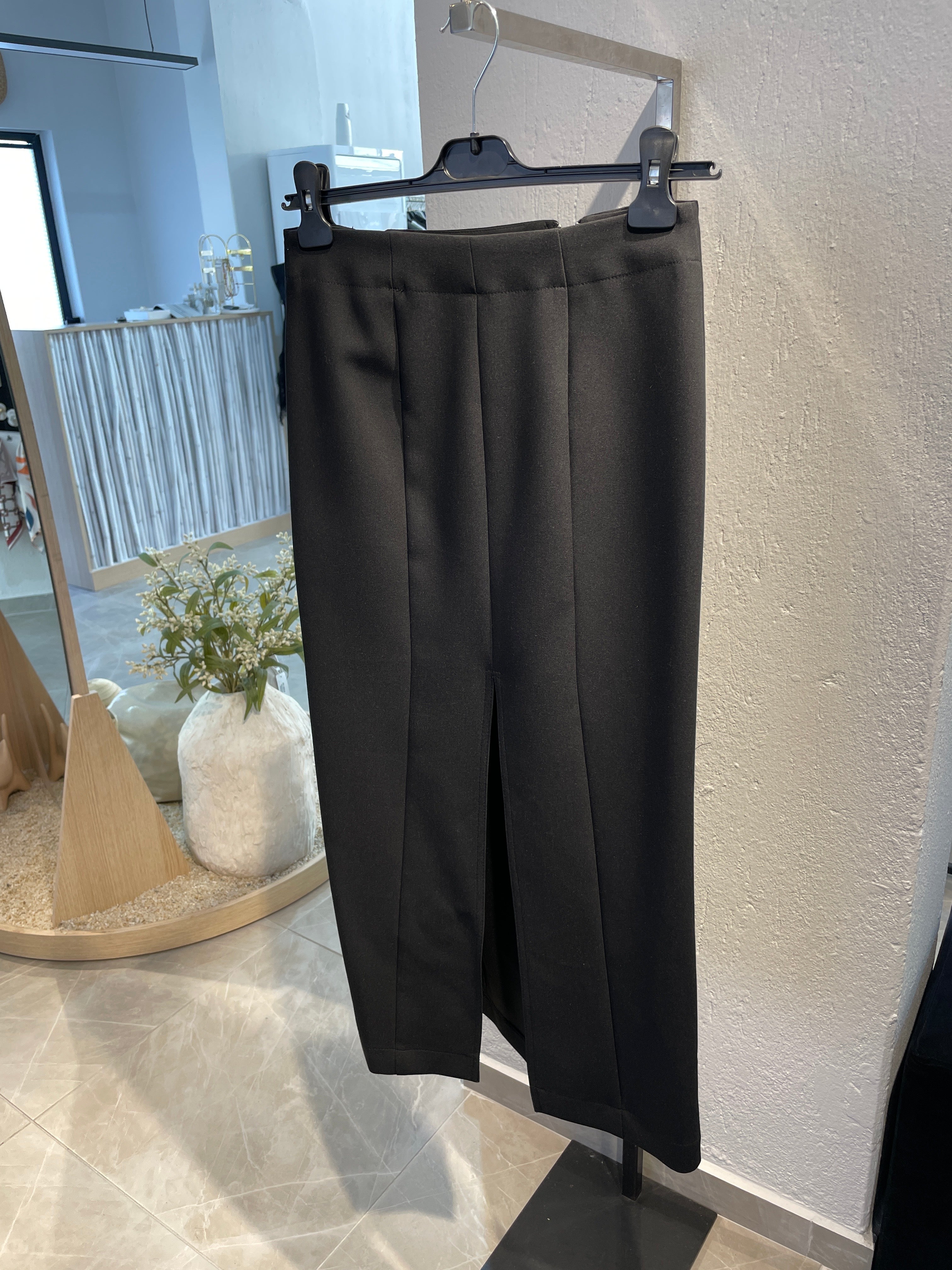 Fermuar Detaylı Midi Etek