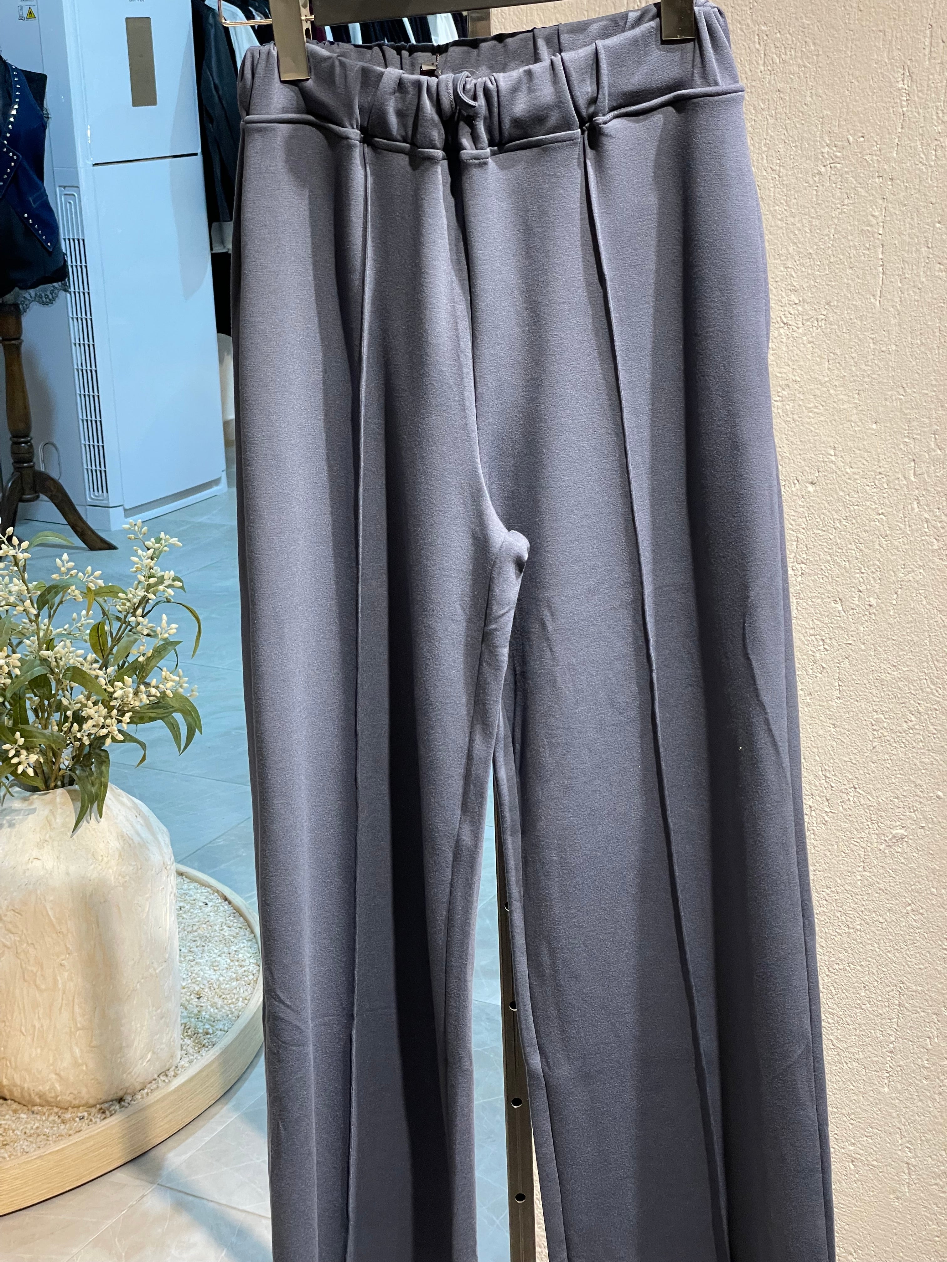 Füme Yüksek Bel Rahat Kesim Eşofman Altı