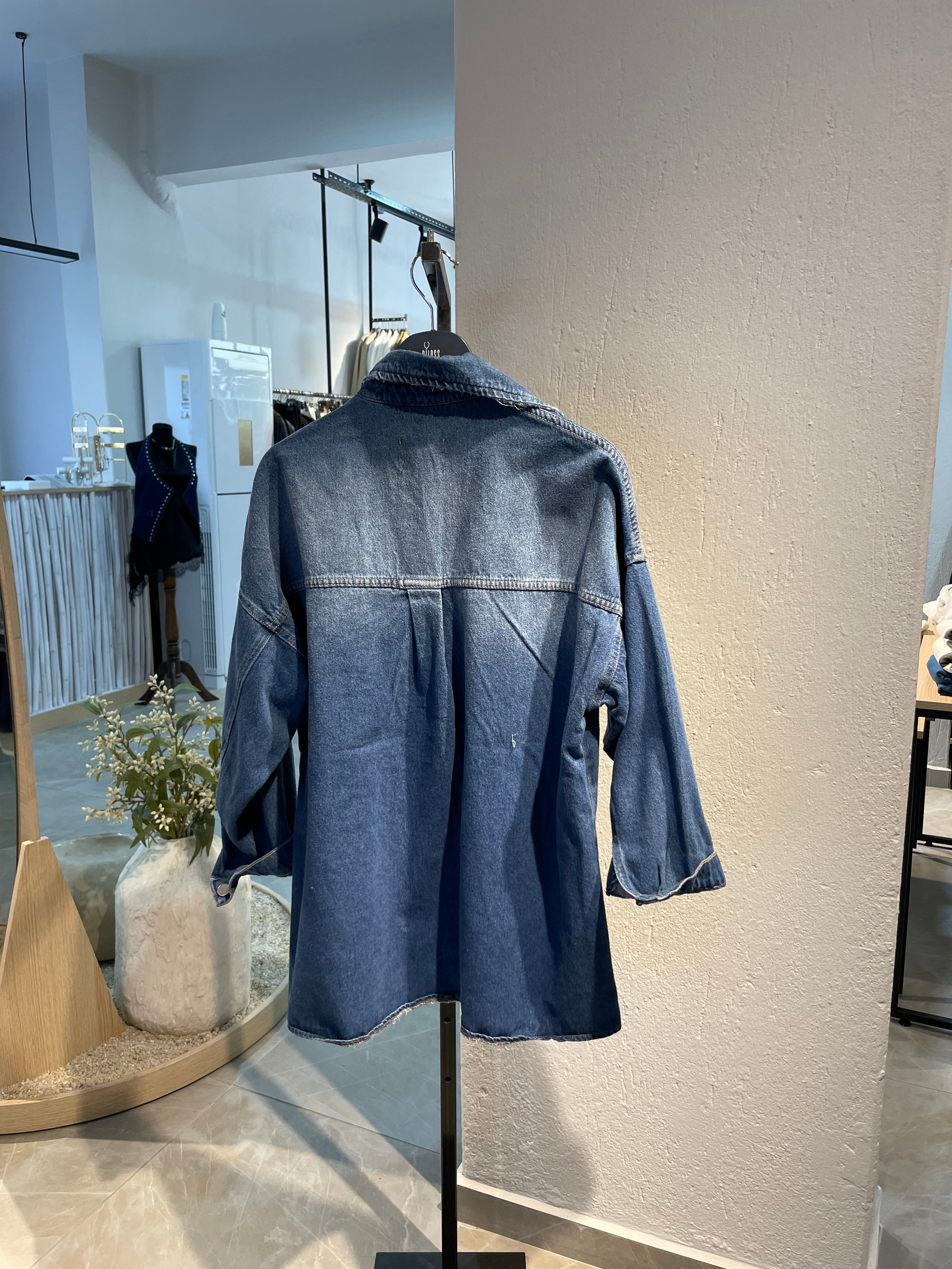 Kot Yıkamalı Gömlek