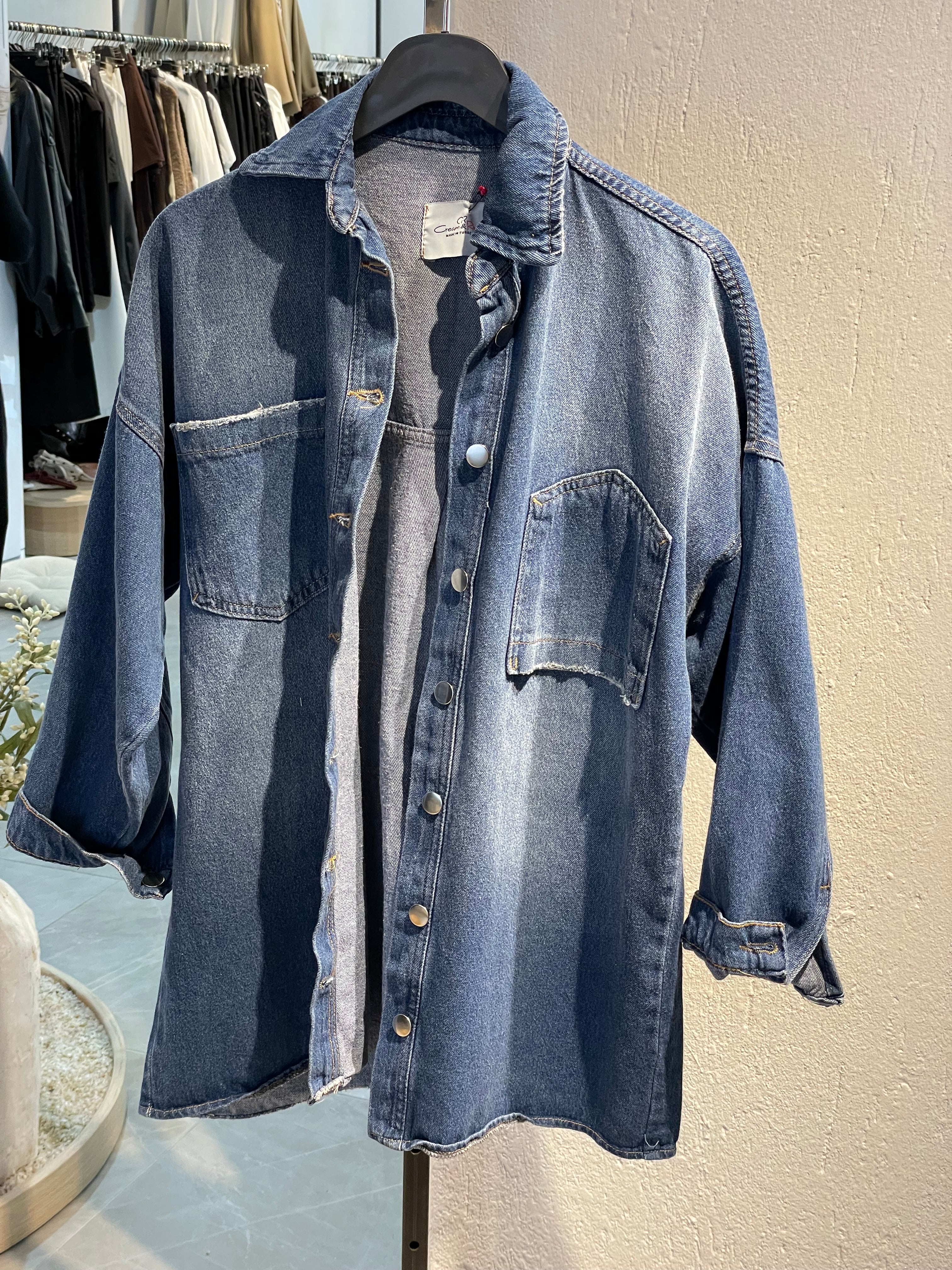 Kot Yıkamalı Gömlek