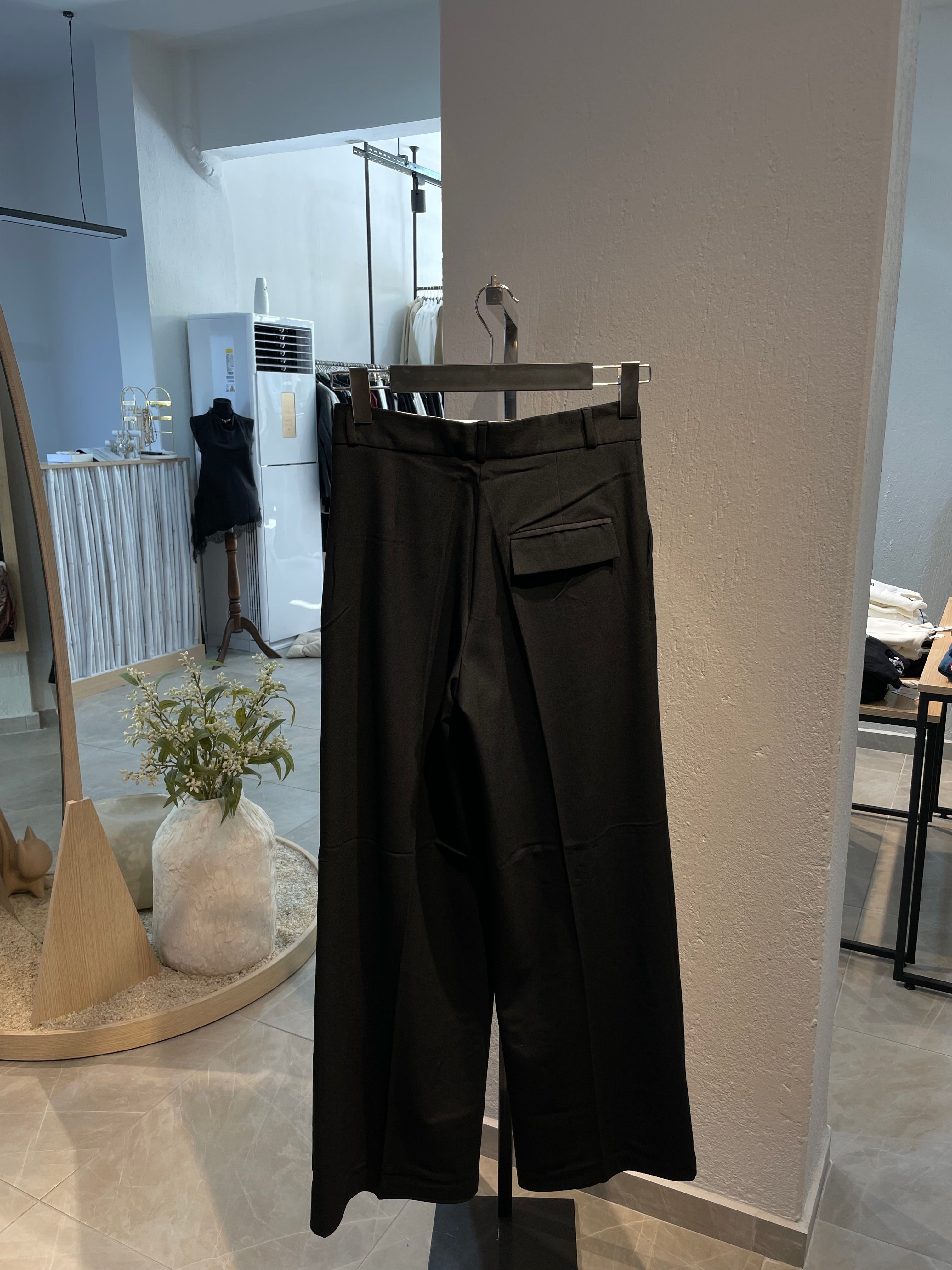 Siyah Bol Paça Palazzo