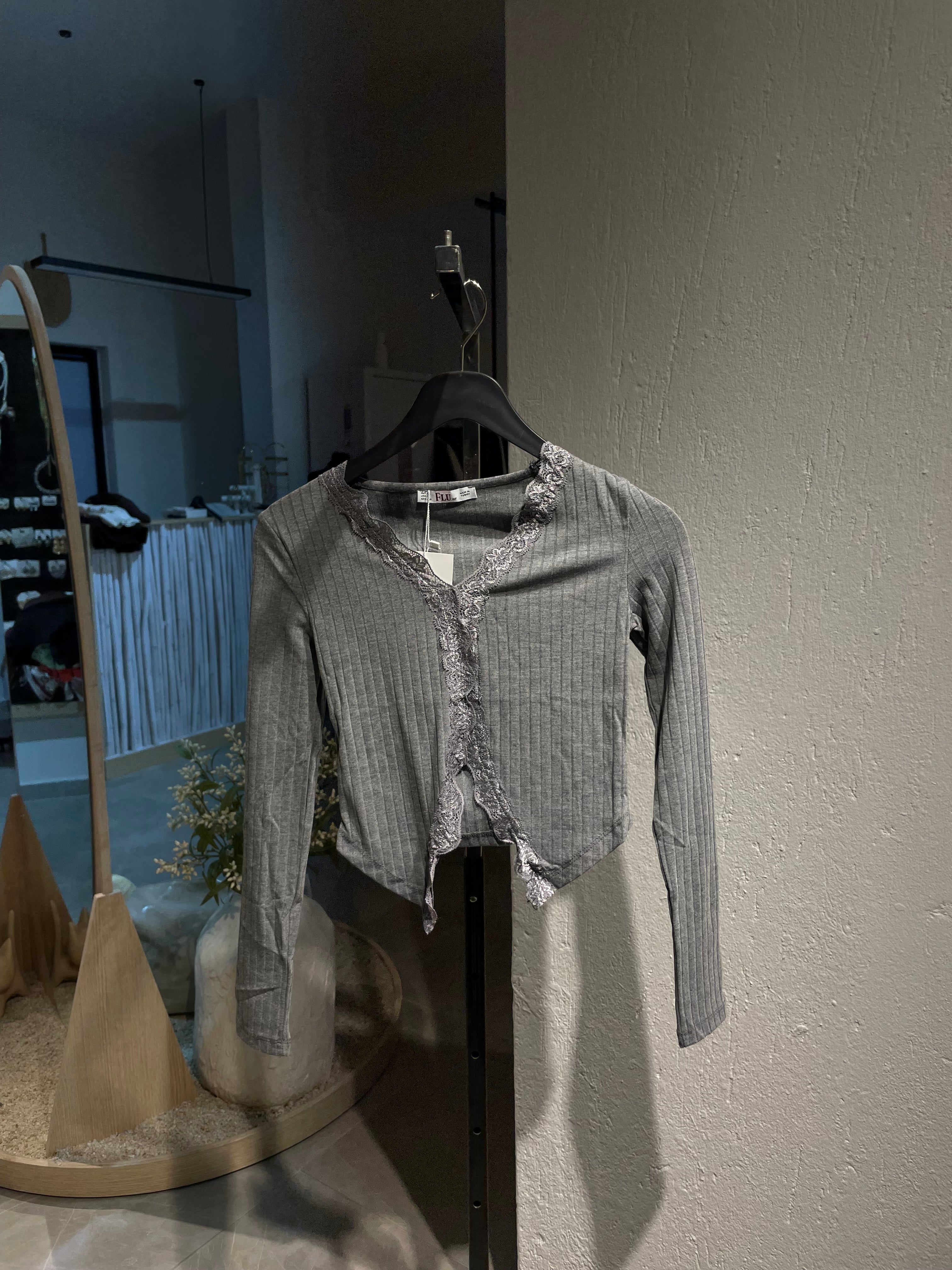 Dantel Detaylı Bohem Bluz