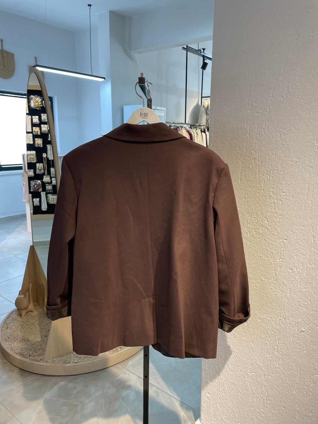 Kahverengi Blazer Ceket