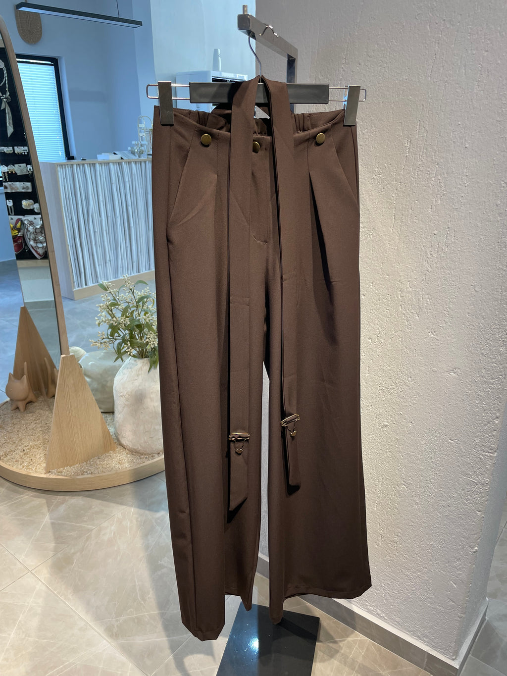 Acı Kahve Salopet Pantolon