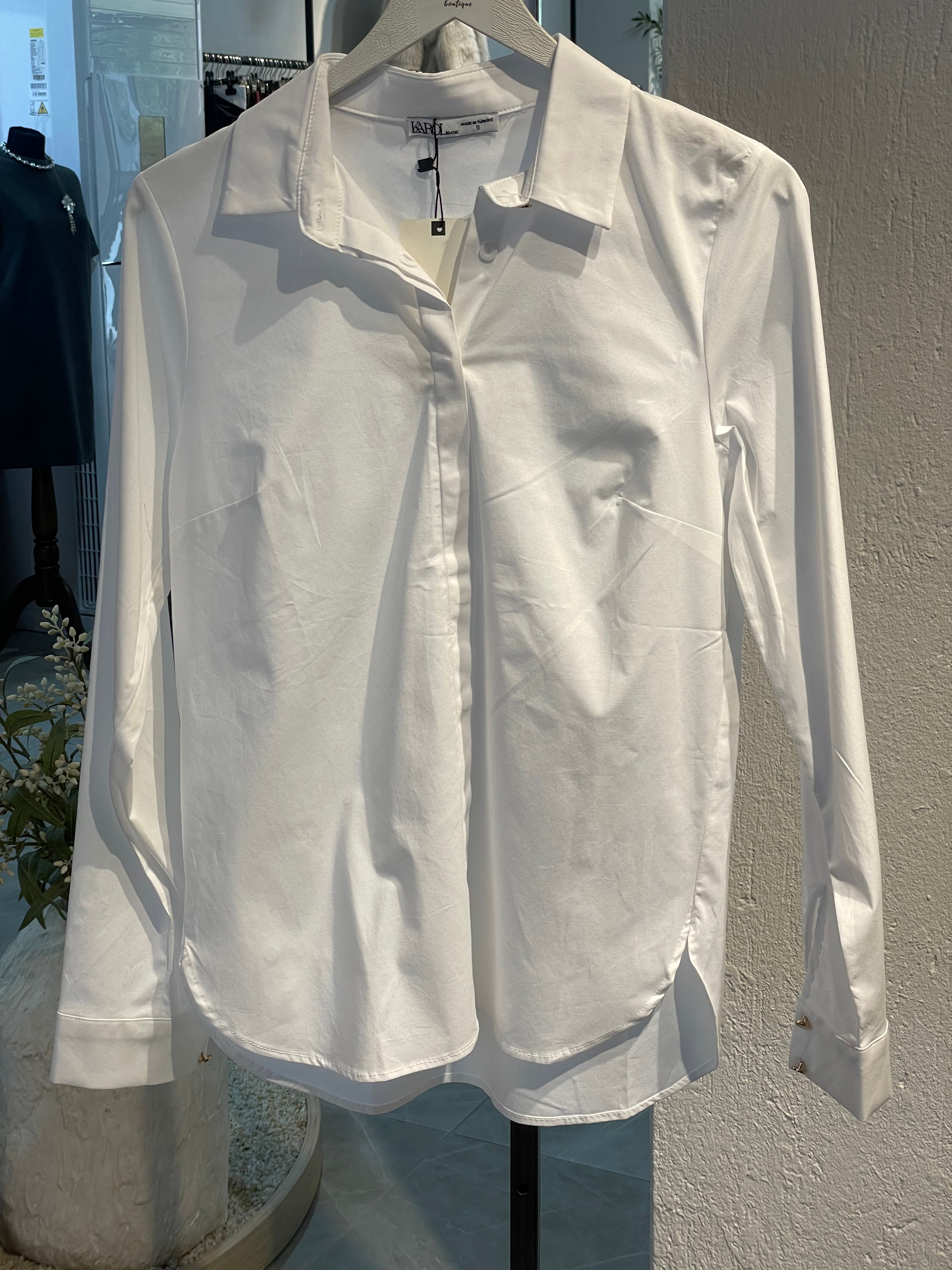 Karol Düz Kasim Şık Gömlek