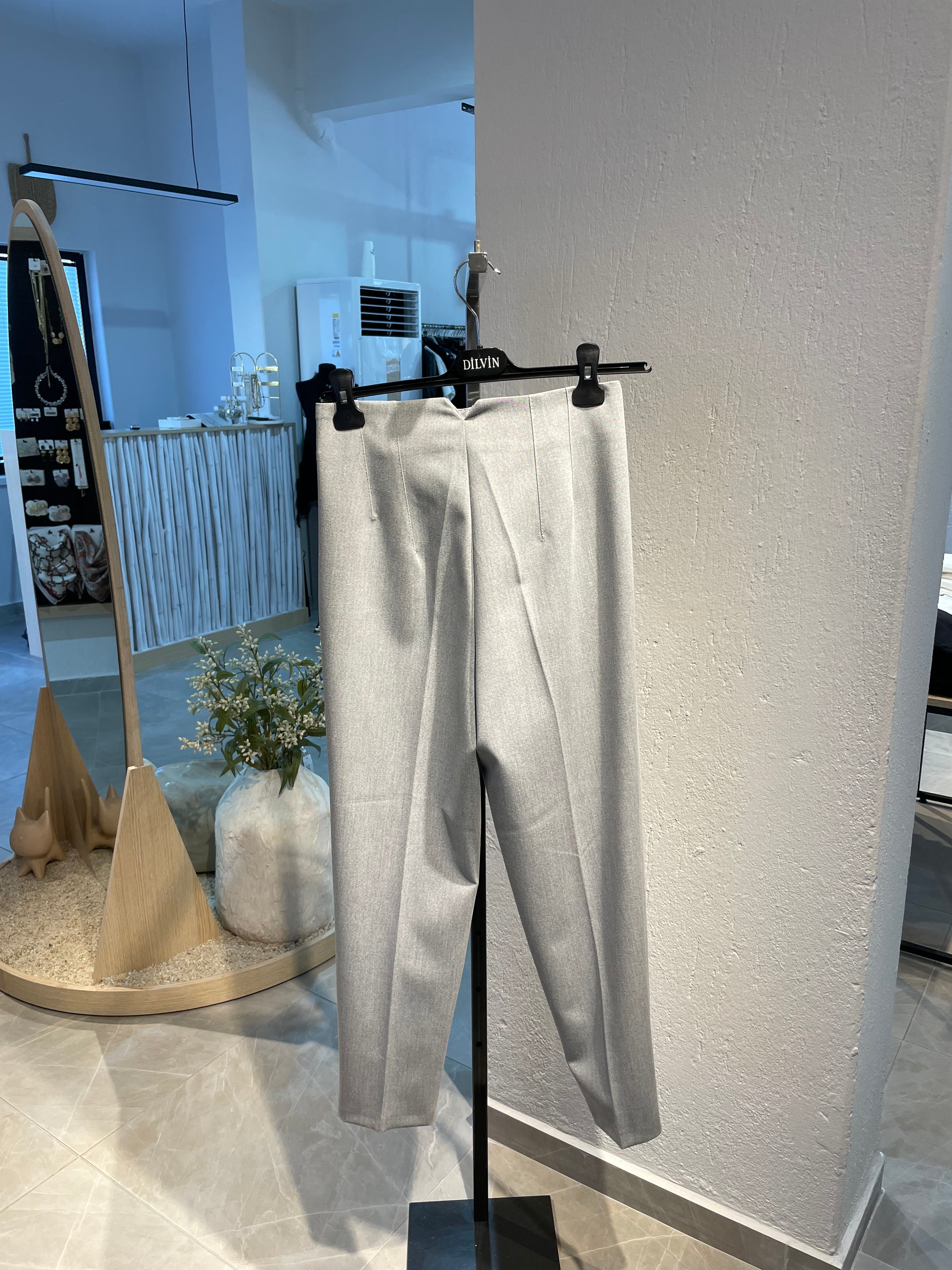 Havuç Düz Kesim Klasik Pantolon