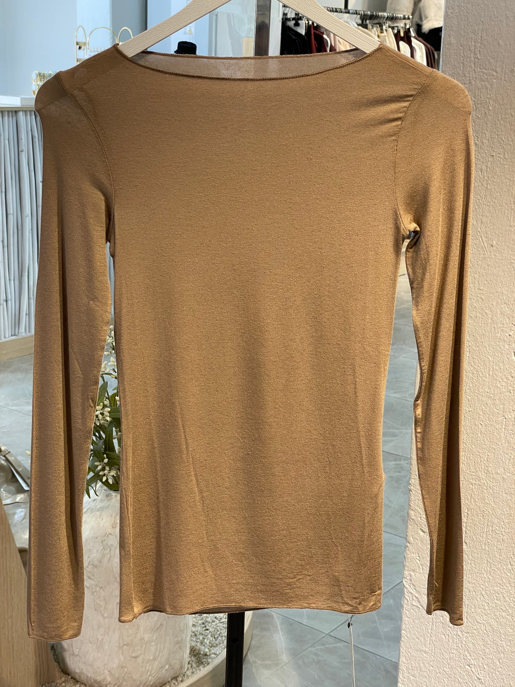 Dlvn Kayık Yaka Modal Kaşmir Ultra Hafif Bluz