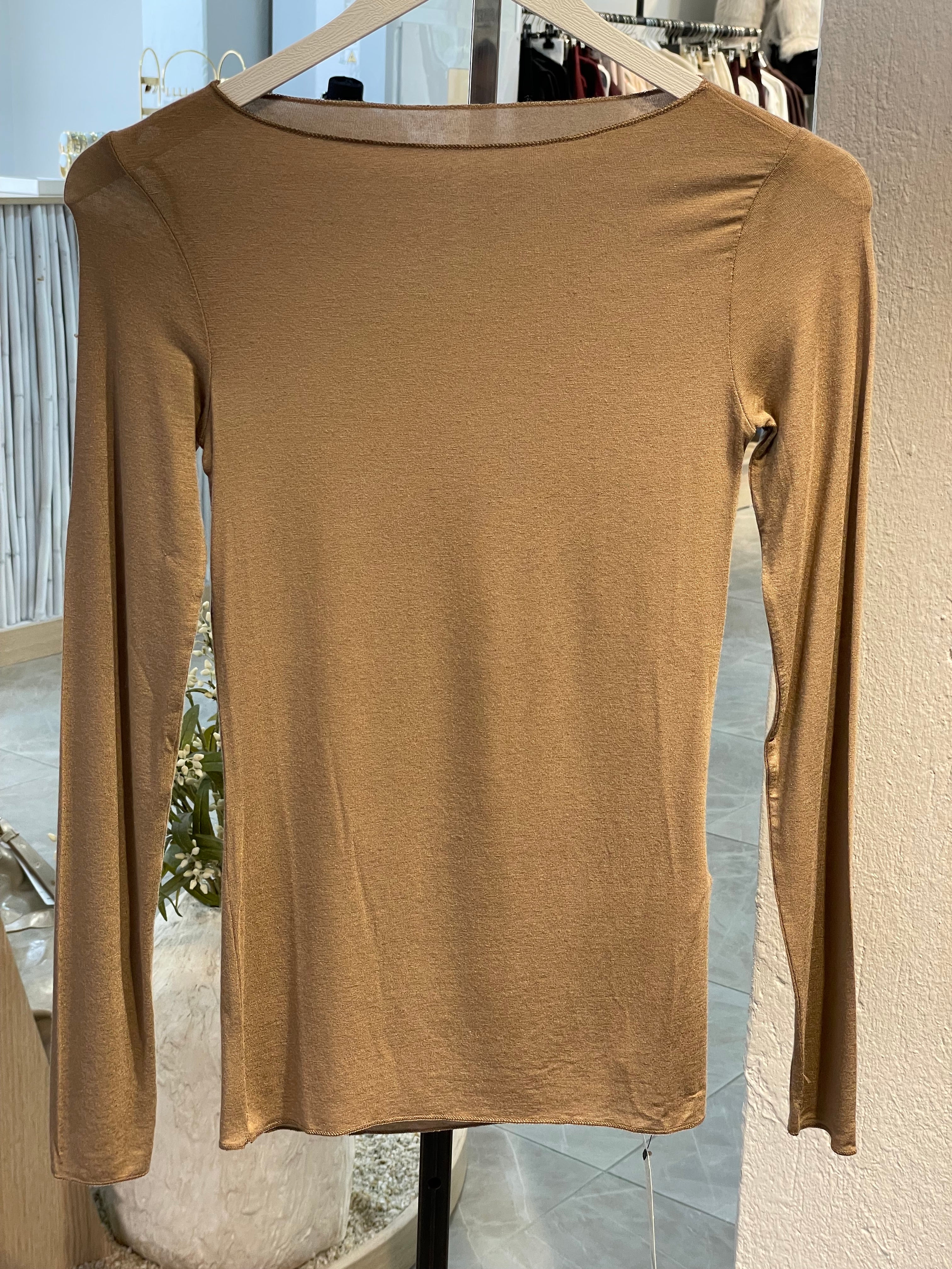 Dlvn Kayık Yaka Modal Kaşmir Ultra Hafif Bluz