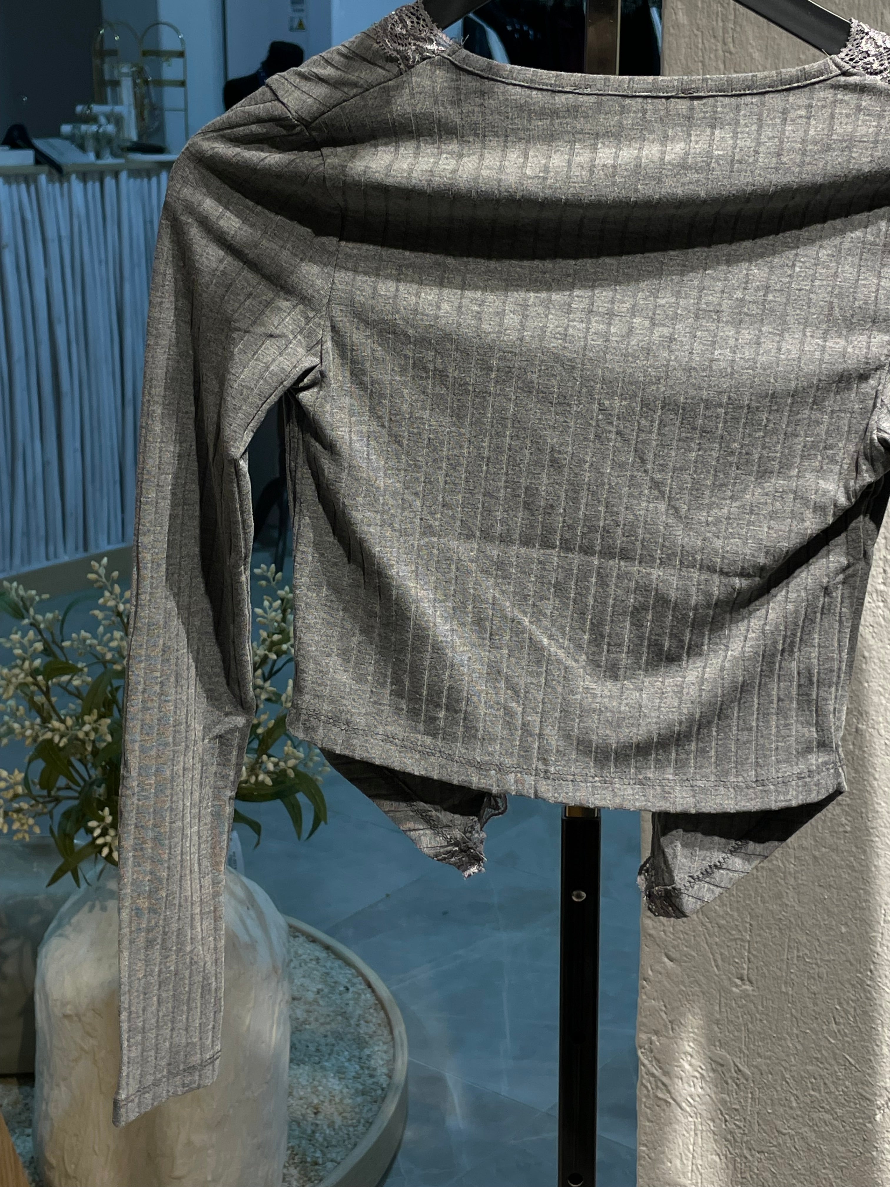 Dantel Detaylı Bohem Bluz