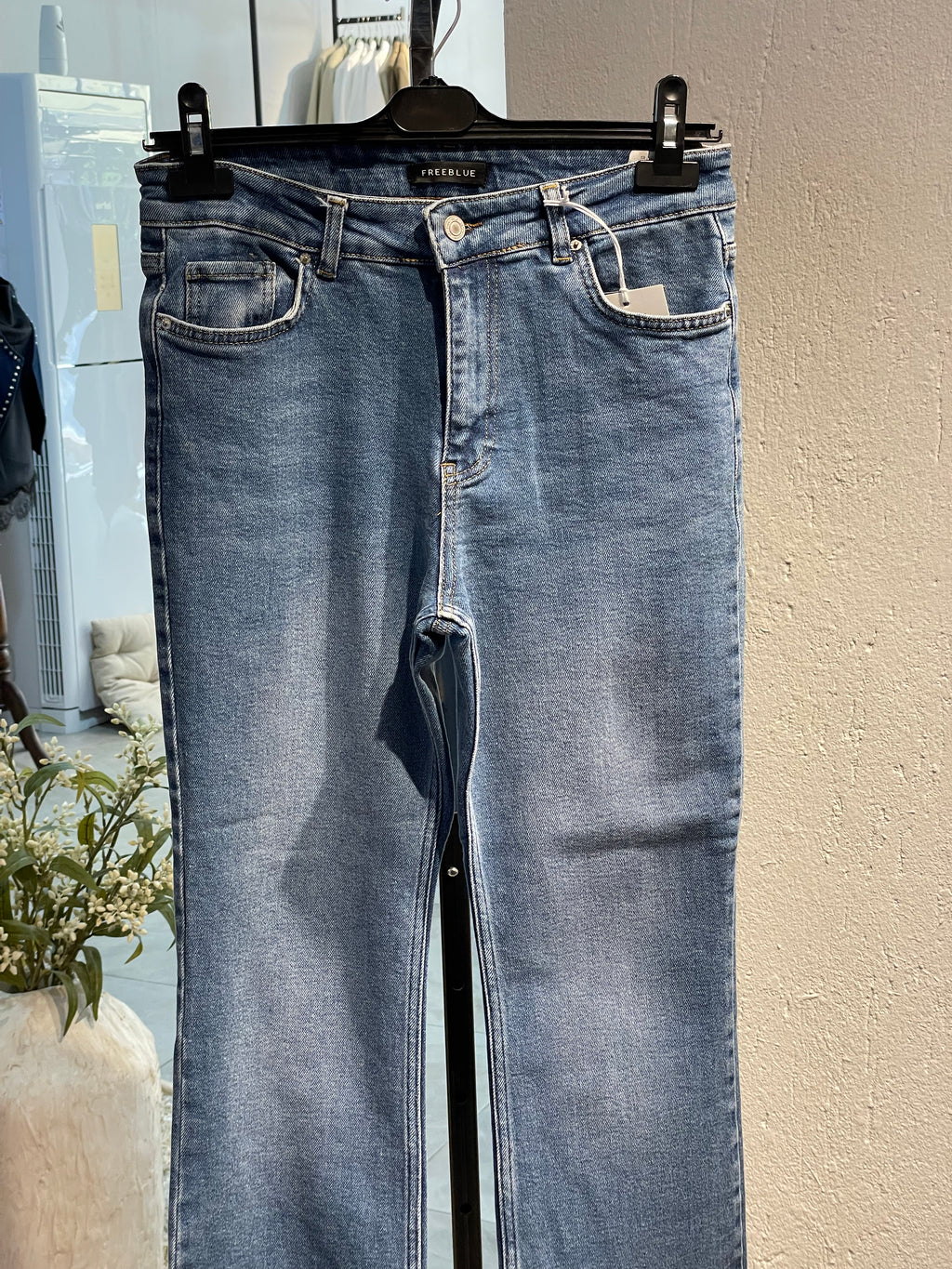 Düz Kesim Denim Jean