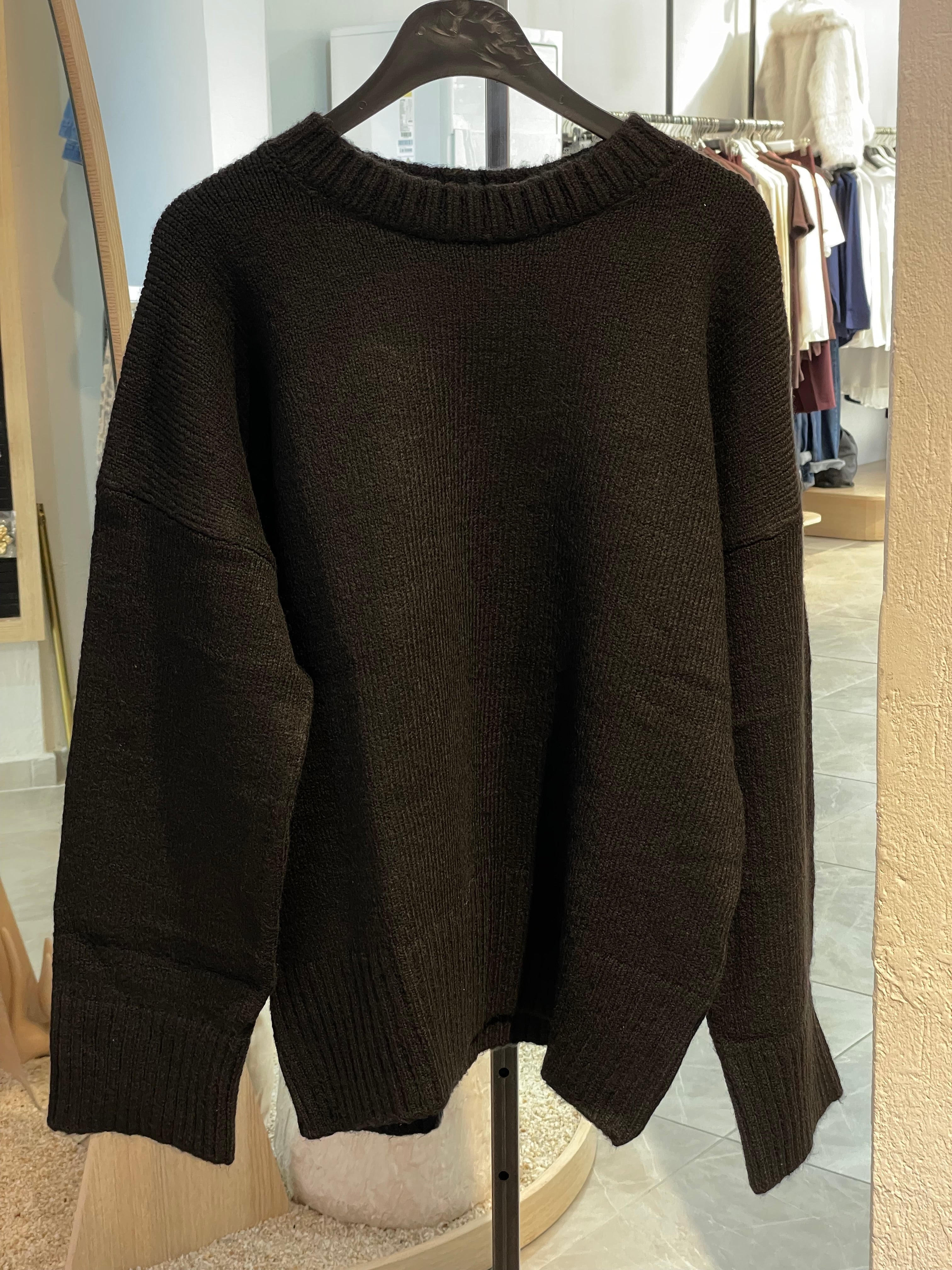 Bisiklet Yaka Triko Kazak