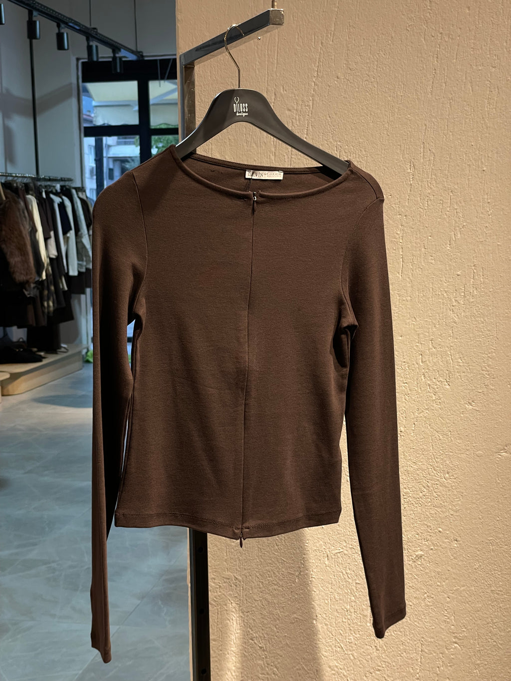 Dilvin Fermuar Detaylı Uzun Kollu Üst