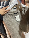 Oversize Kısa Düğmeli Hırka