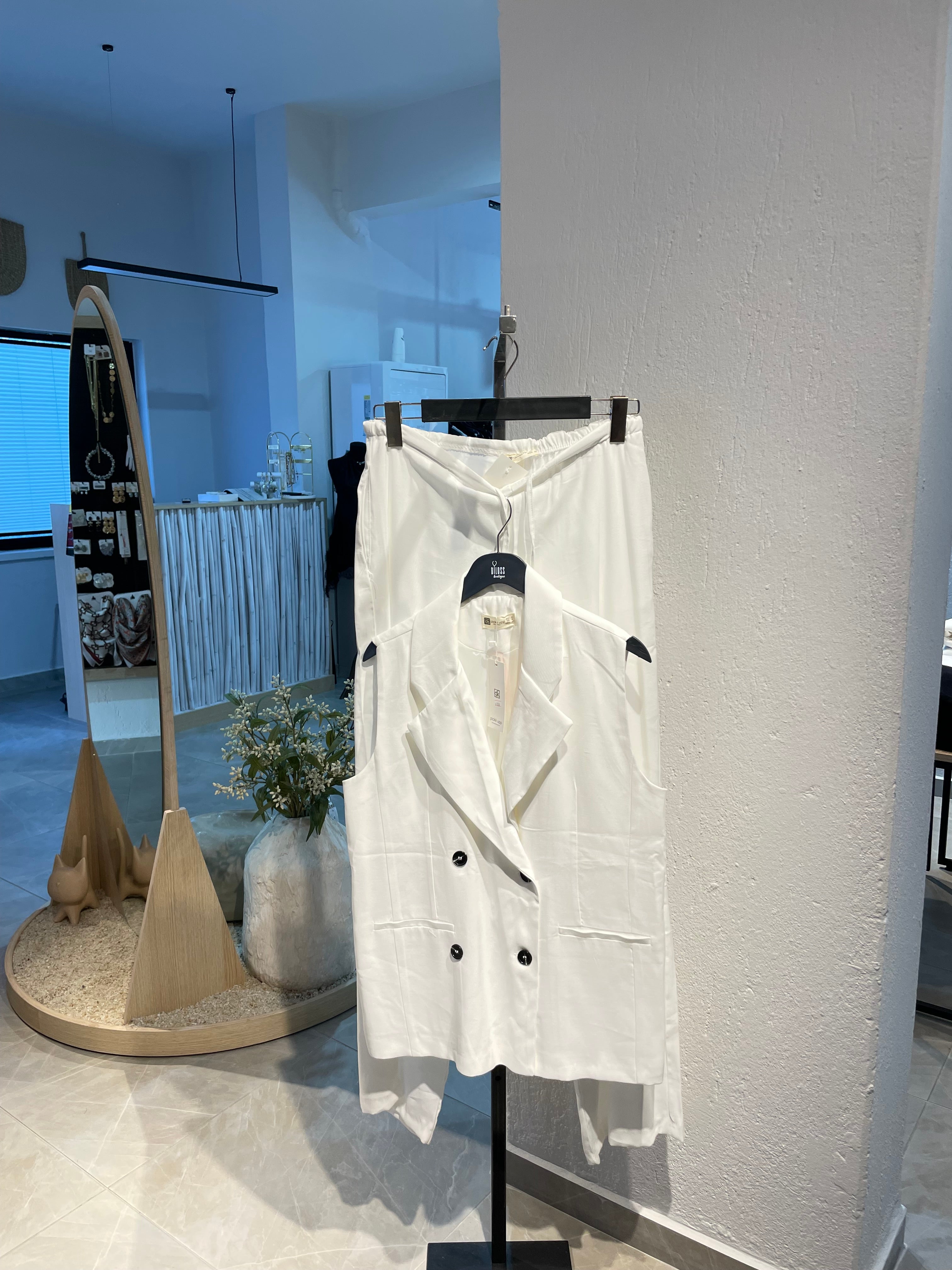 Oversize Alt-Üst Yelekli Takım