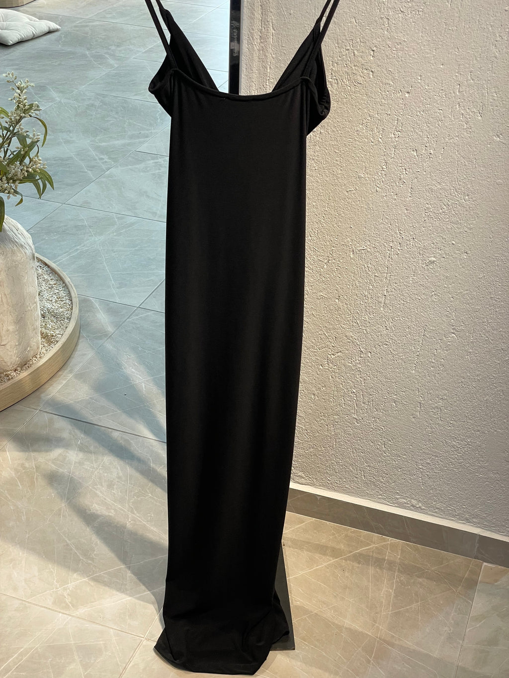 Önden Bağlamalı Uzun Davet Elbisesi