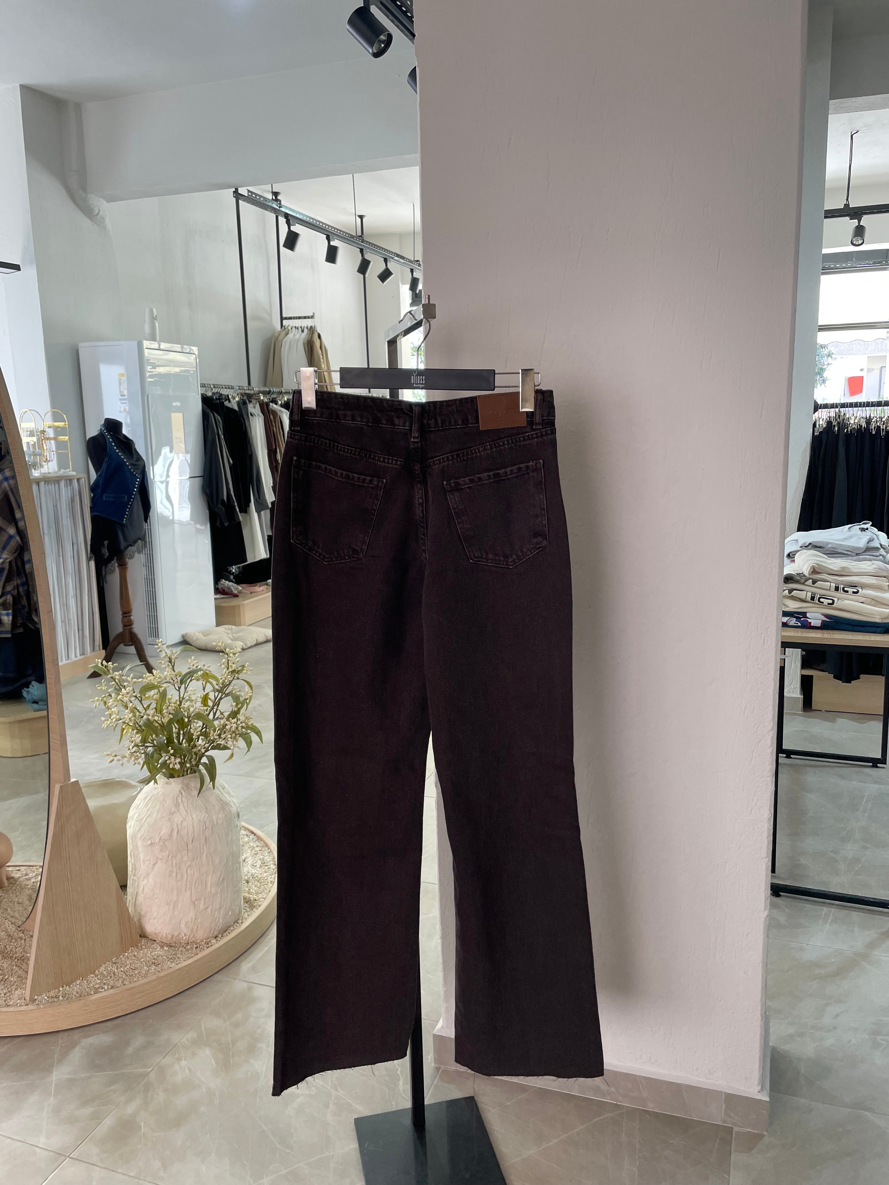 Kahverengi Baggy Jean