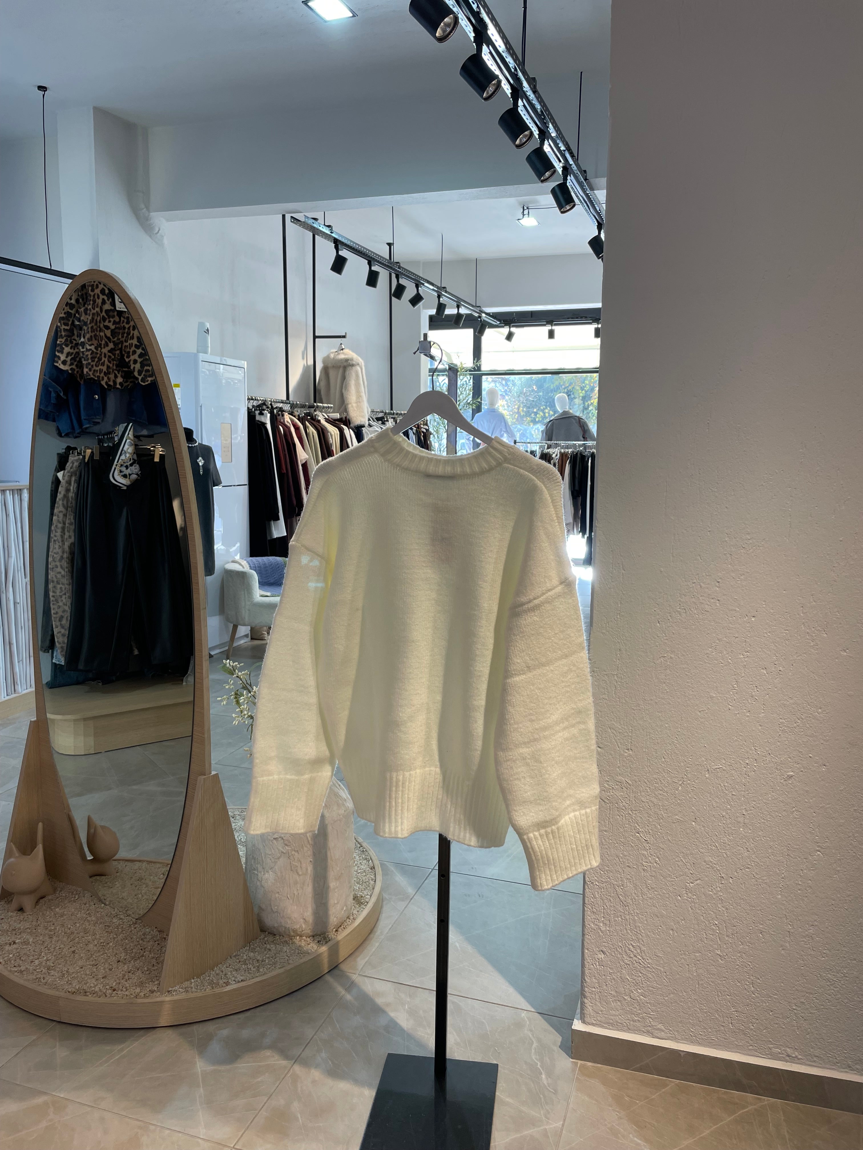 Bisiklet Yaka Triko Kazak