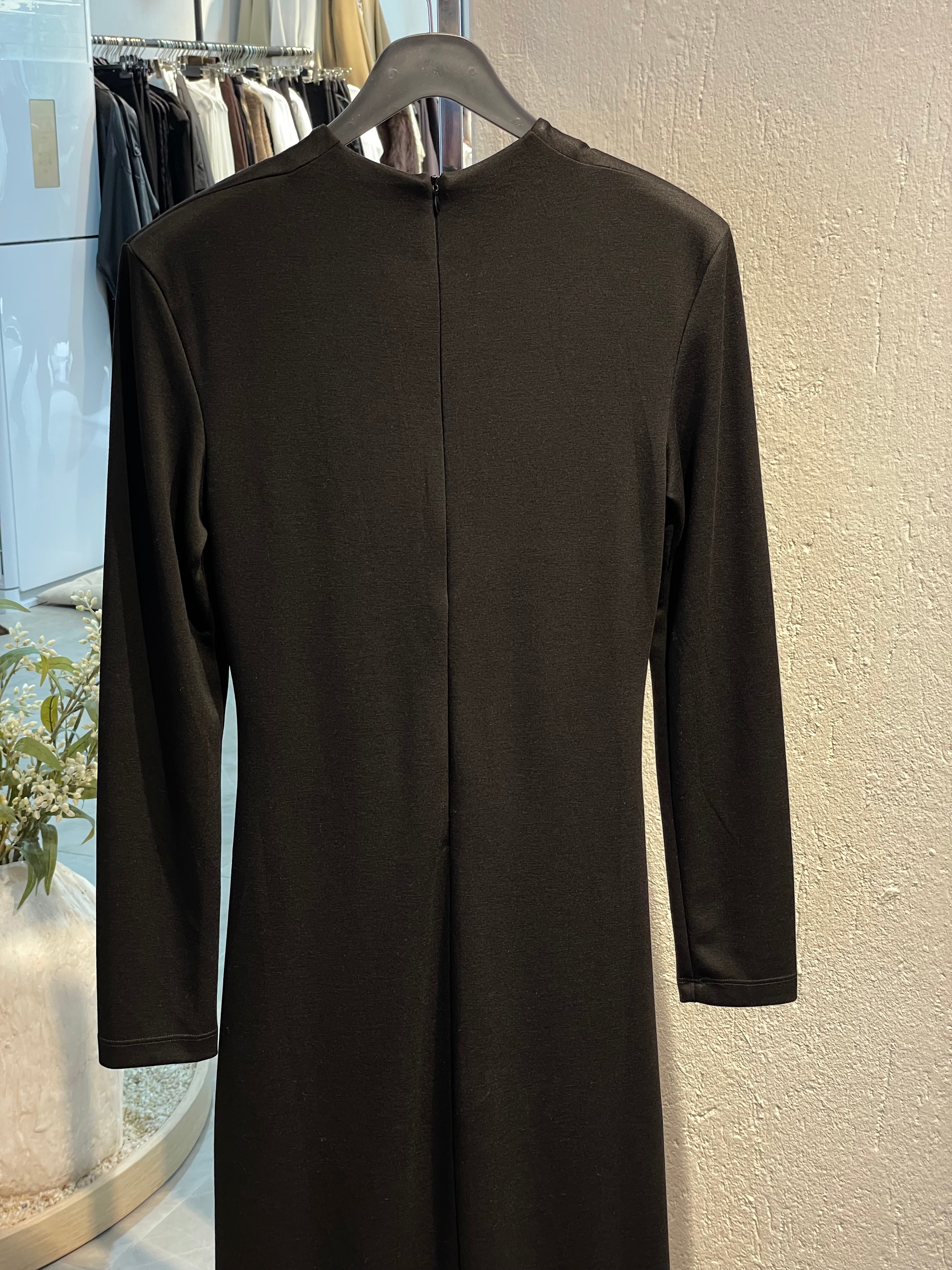 Önden Büzgülü Uzun Davet Elbisesi