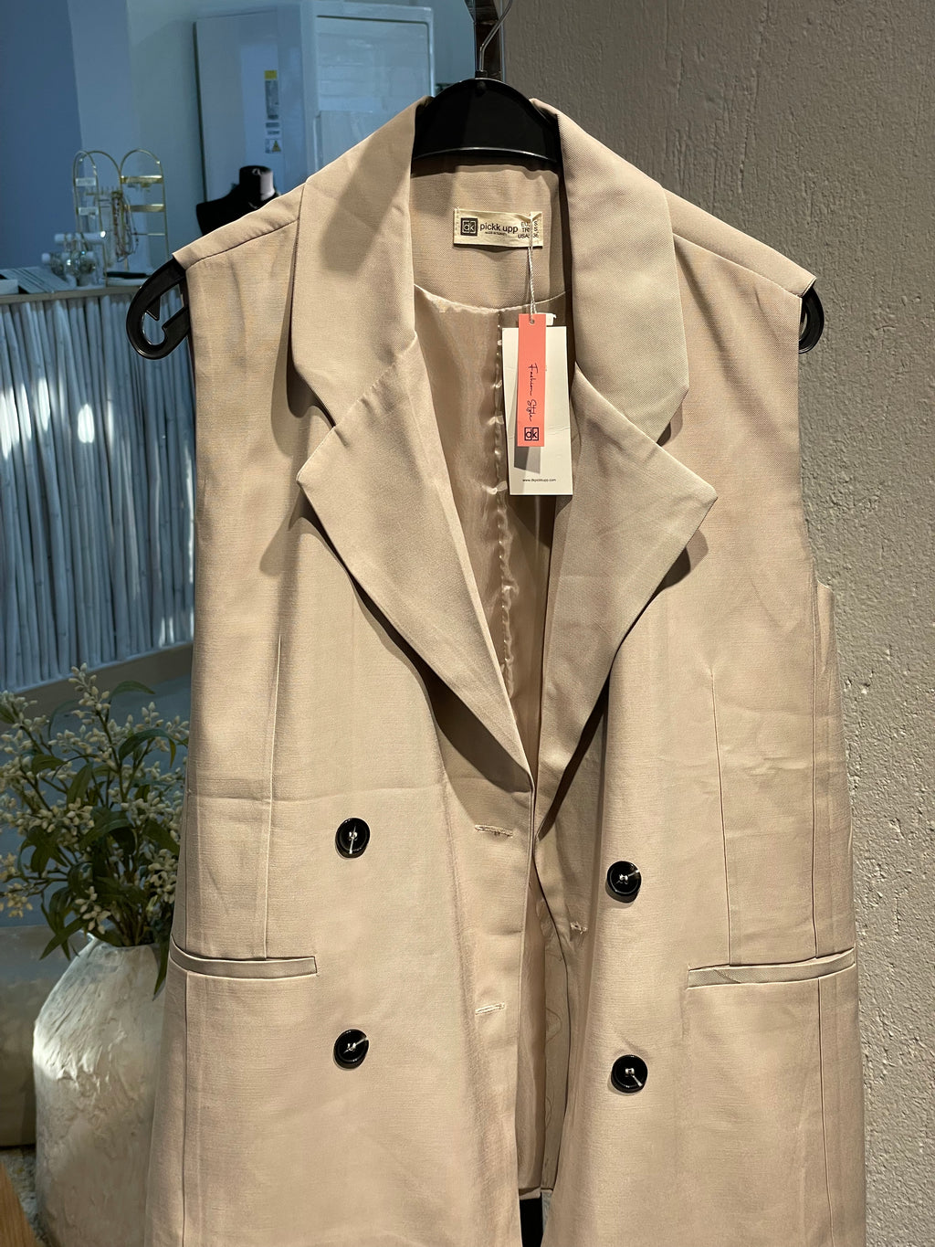 Oversize Alt-Üst Yelekli Takım