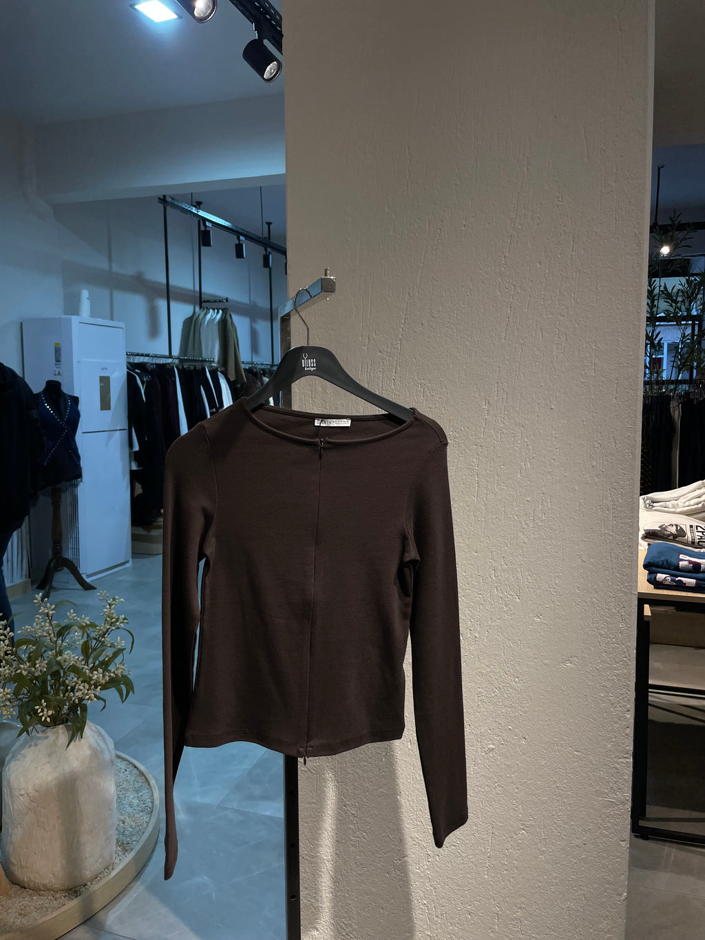 Dilvin Fermuar Detaylı Uzun Kollu Üst