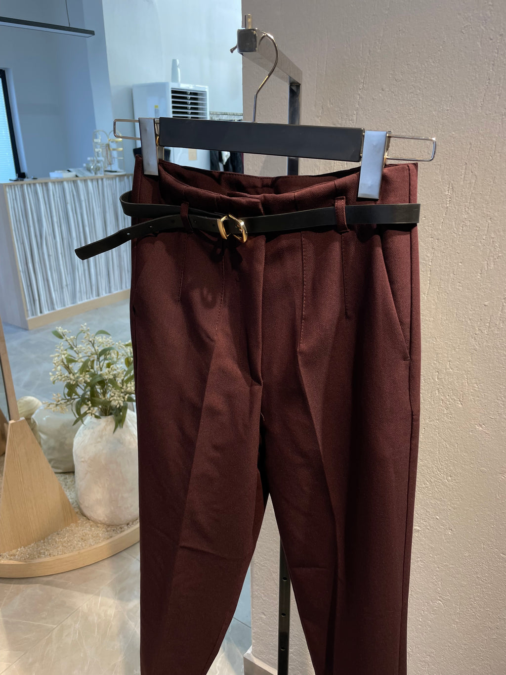 Kemerli Havuç Pantalon