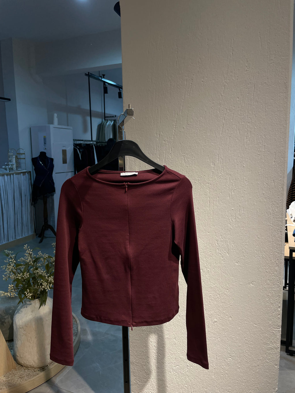 Dilvin Fermuar Detaylı Uzun Kollu Üst