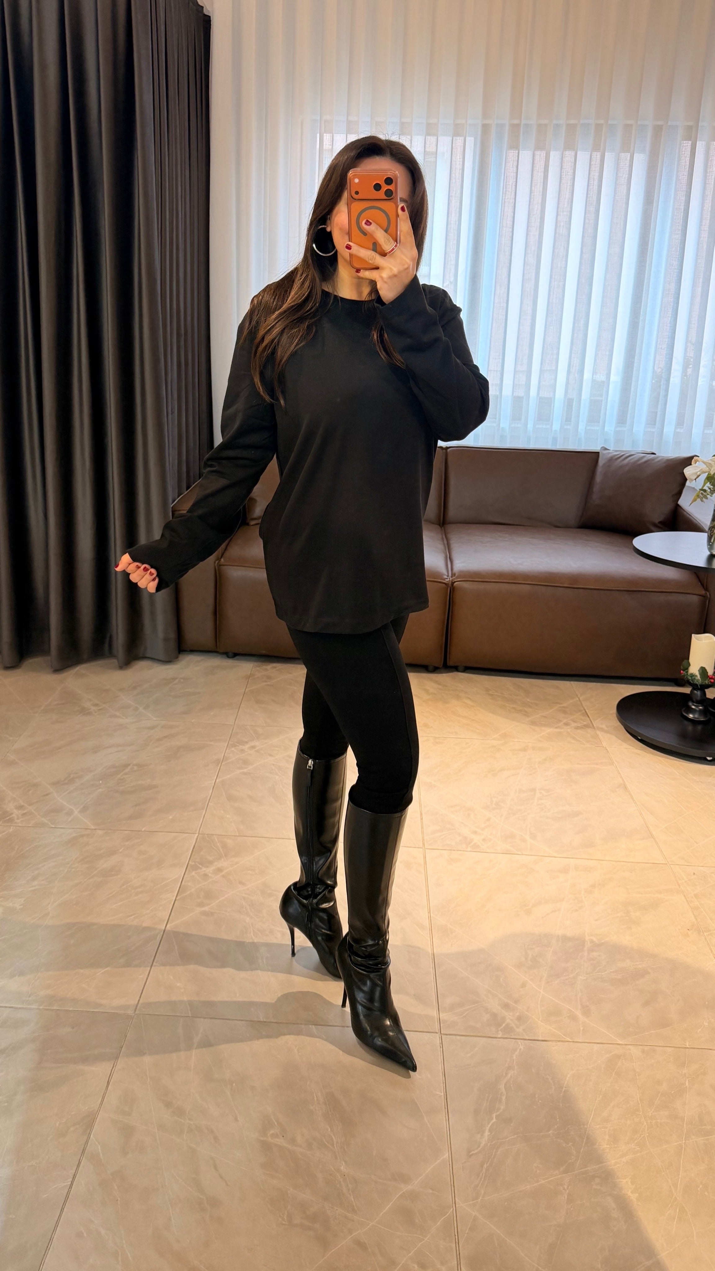 Basic Uzun Kol Oversize Body