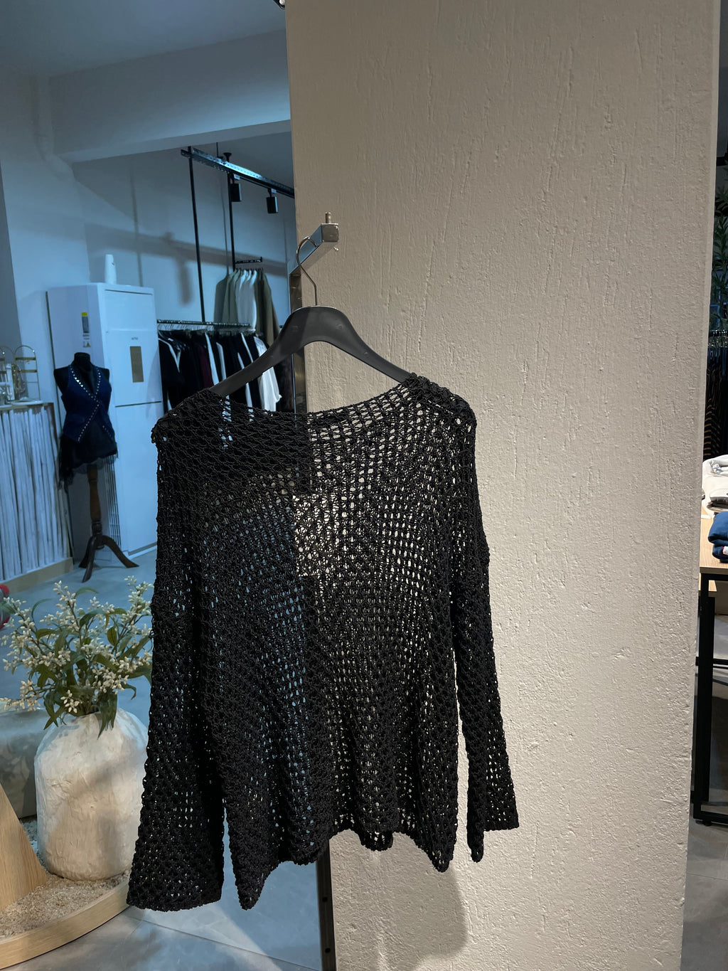 Dilvin Kayık Yaka Triko Ajurlu Kazak