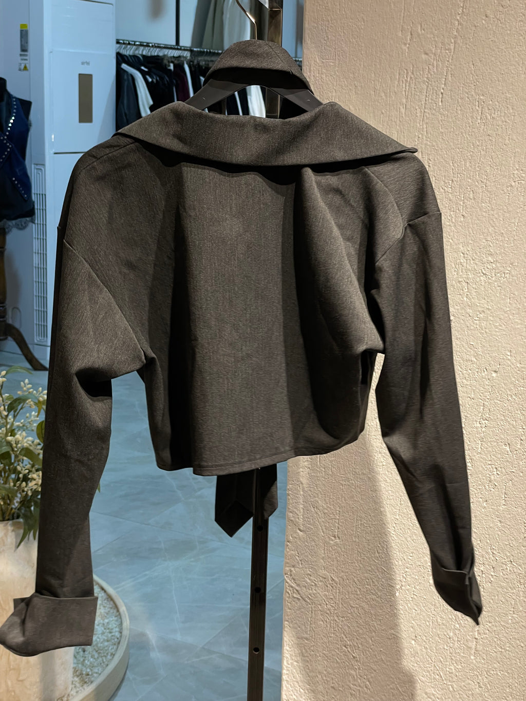 Kravatlı Antrasit Takım