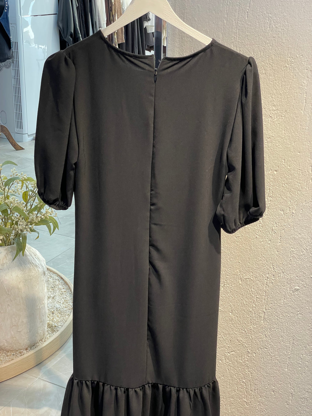 Önden Bağlamalı Uzun Elbise