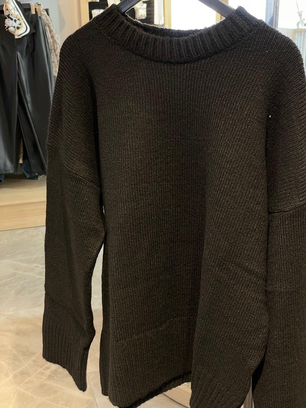 Bisiklet Yaka Triko Kazak