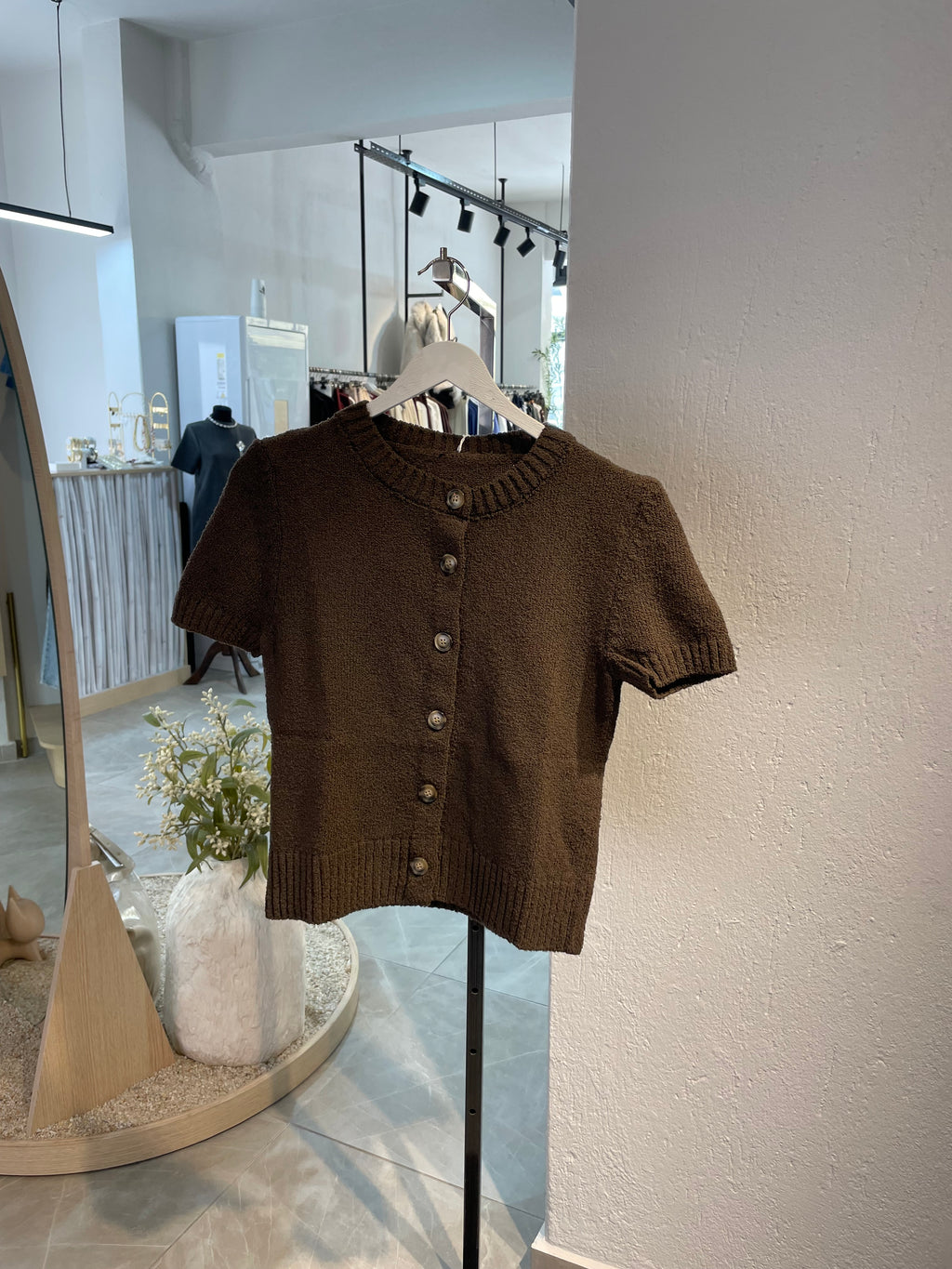 Kahverengi Triko Alt-Üst Takım