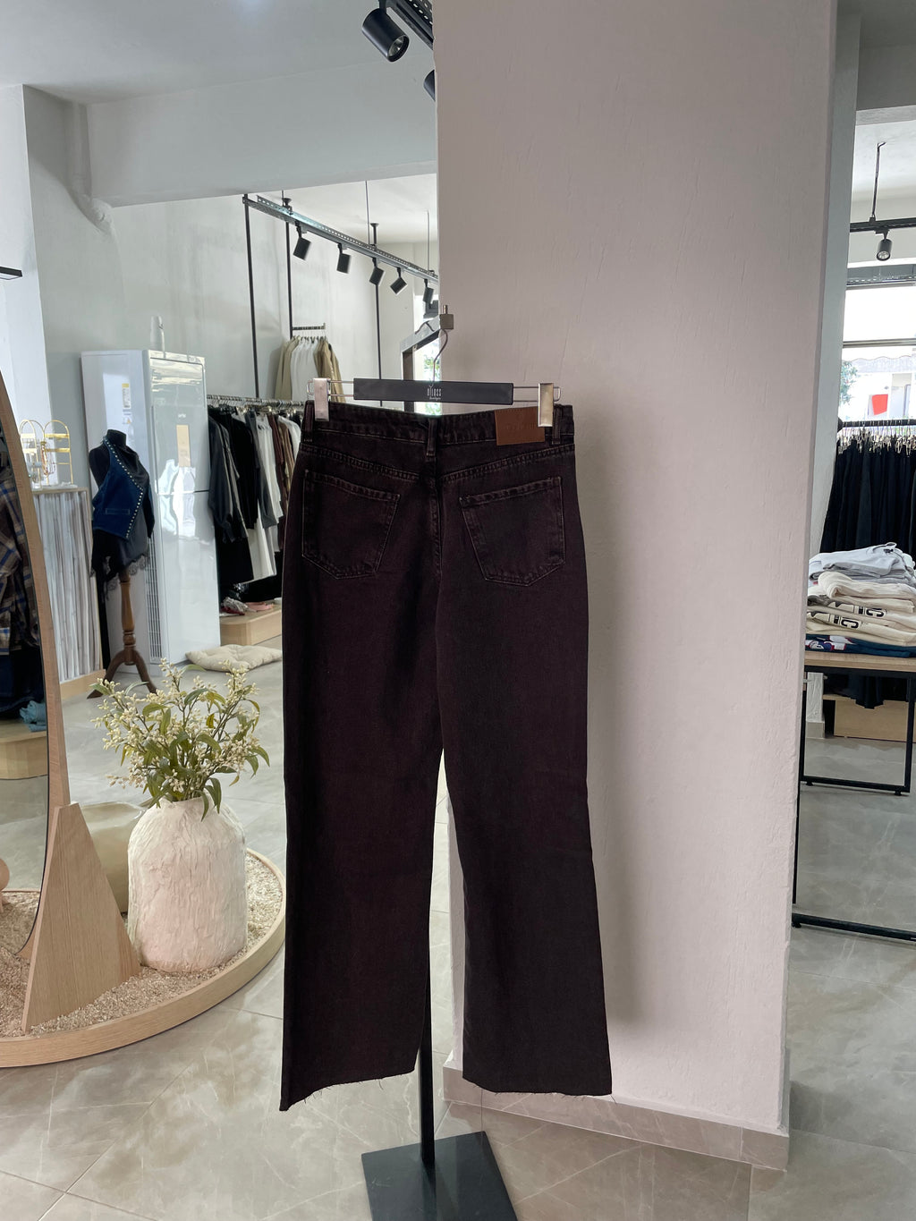 Kahverengi Baggy Jean