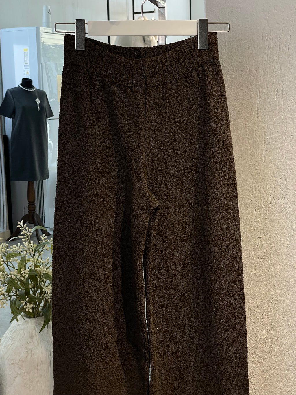 Kahverengi Triko Alt-Üst Takım