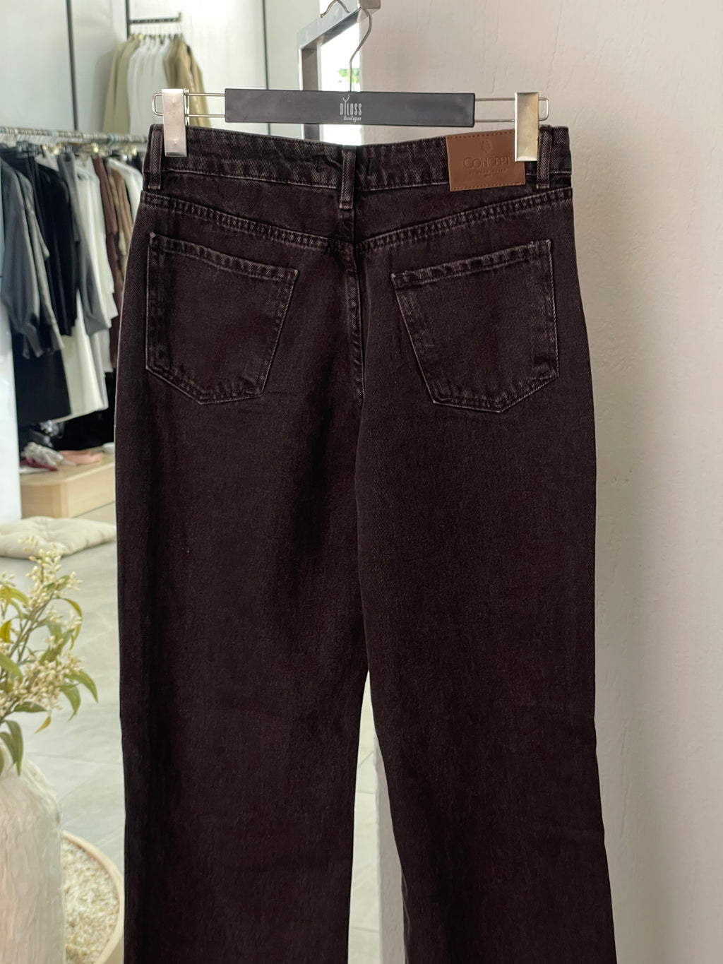 Kahverengi Baggy Jean