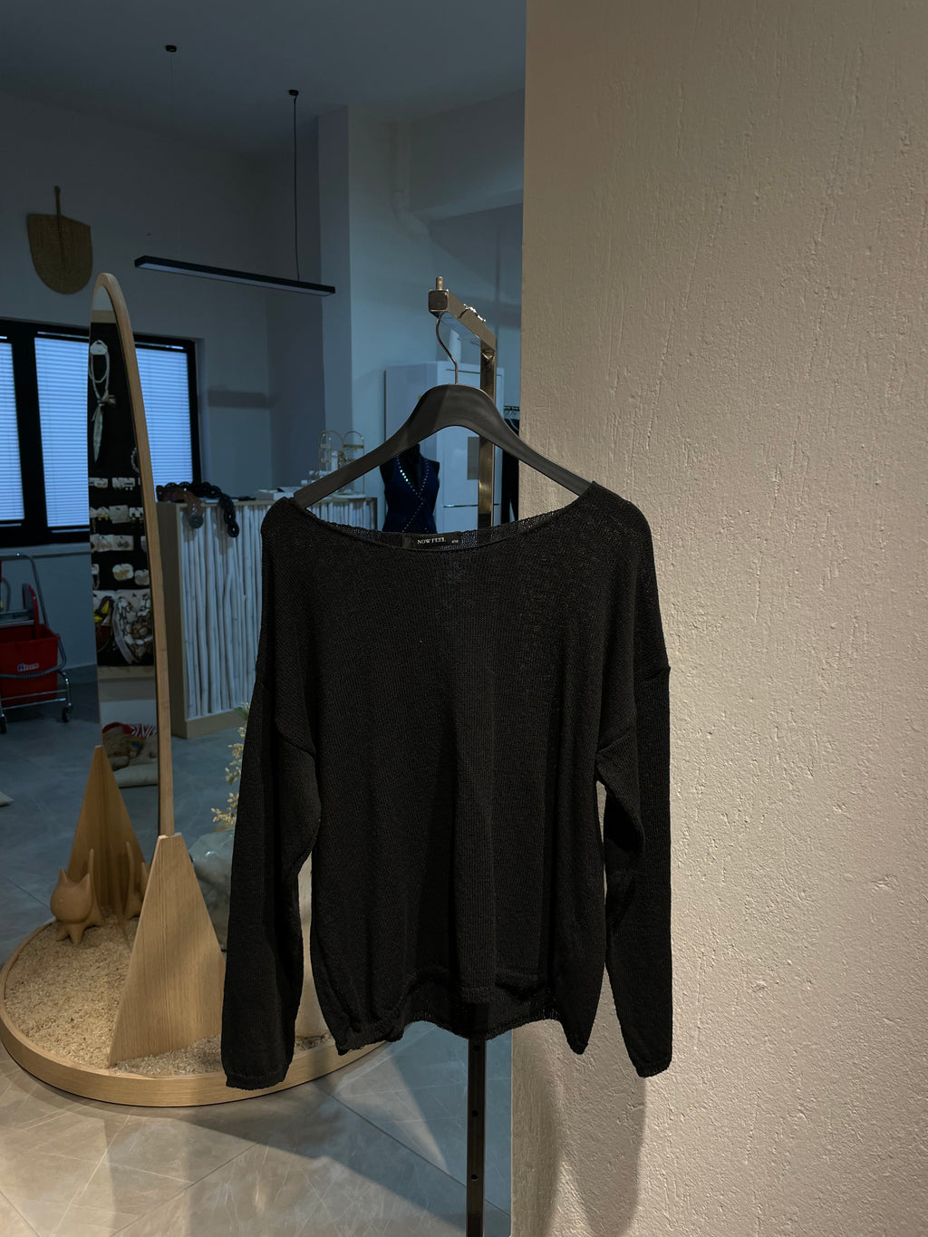 Triko Düşük Omuz Kazak