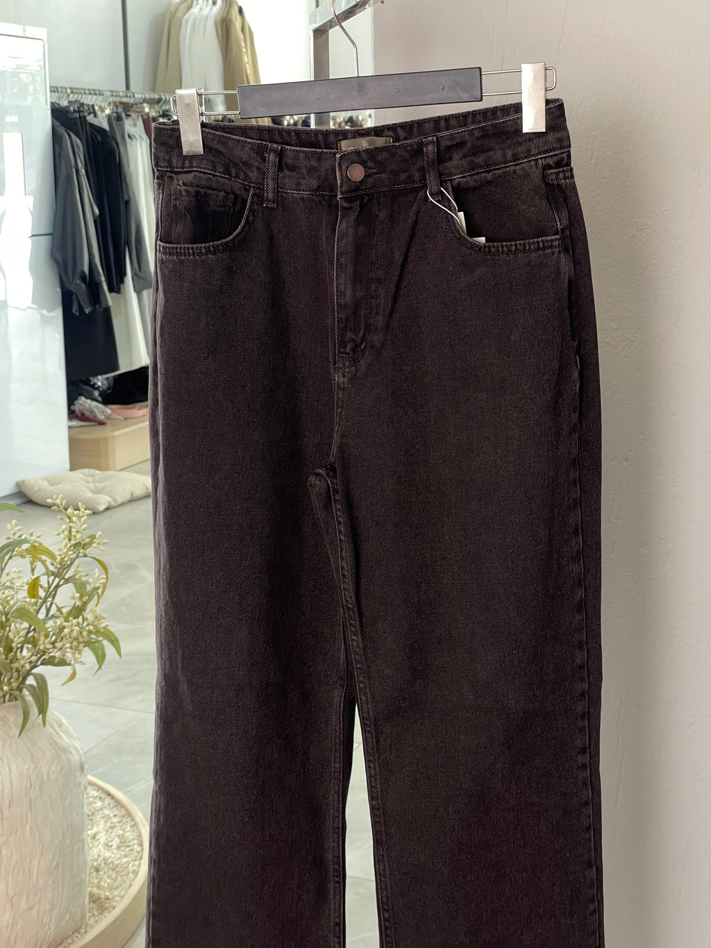 Kahverengi Baggy Jean