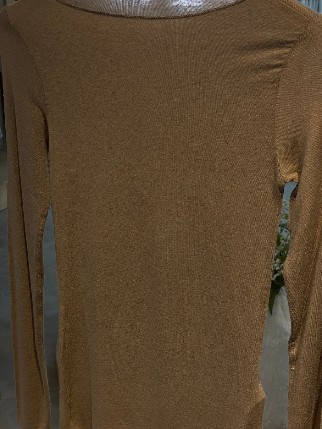 Dlvn Kayık Yaka Modal Kaşmir Ultra Hafif Bluz