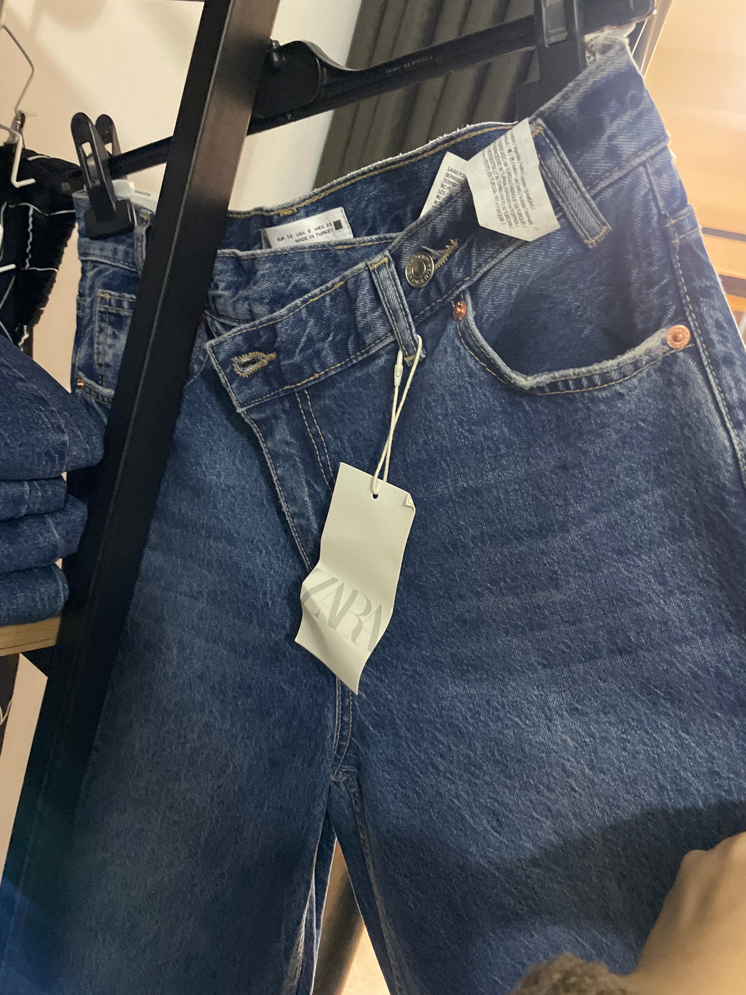 ZRA Yan Düğme Geniş Paça Pantolon