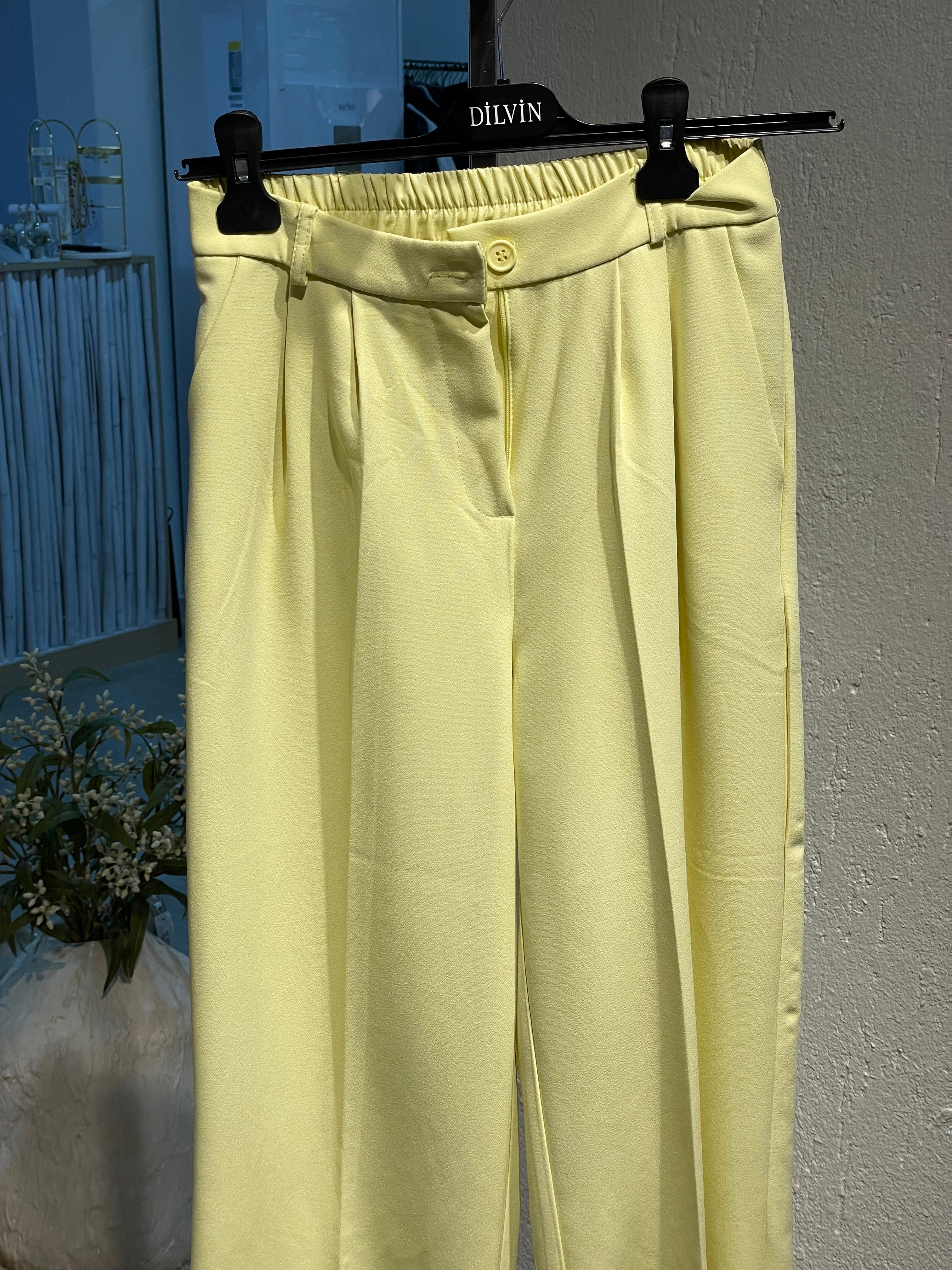 Kısa Kollu Alt-Üst Sarı Takım