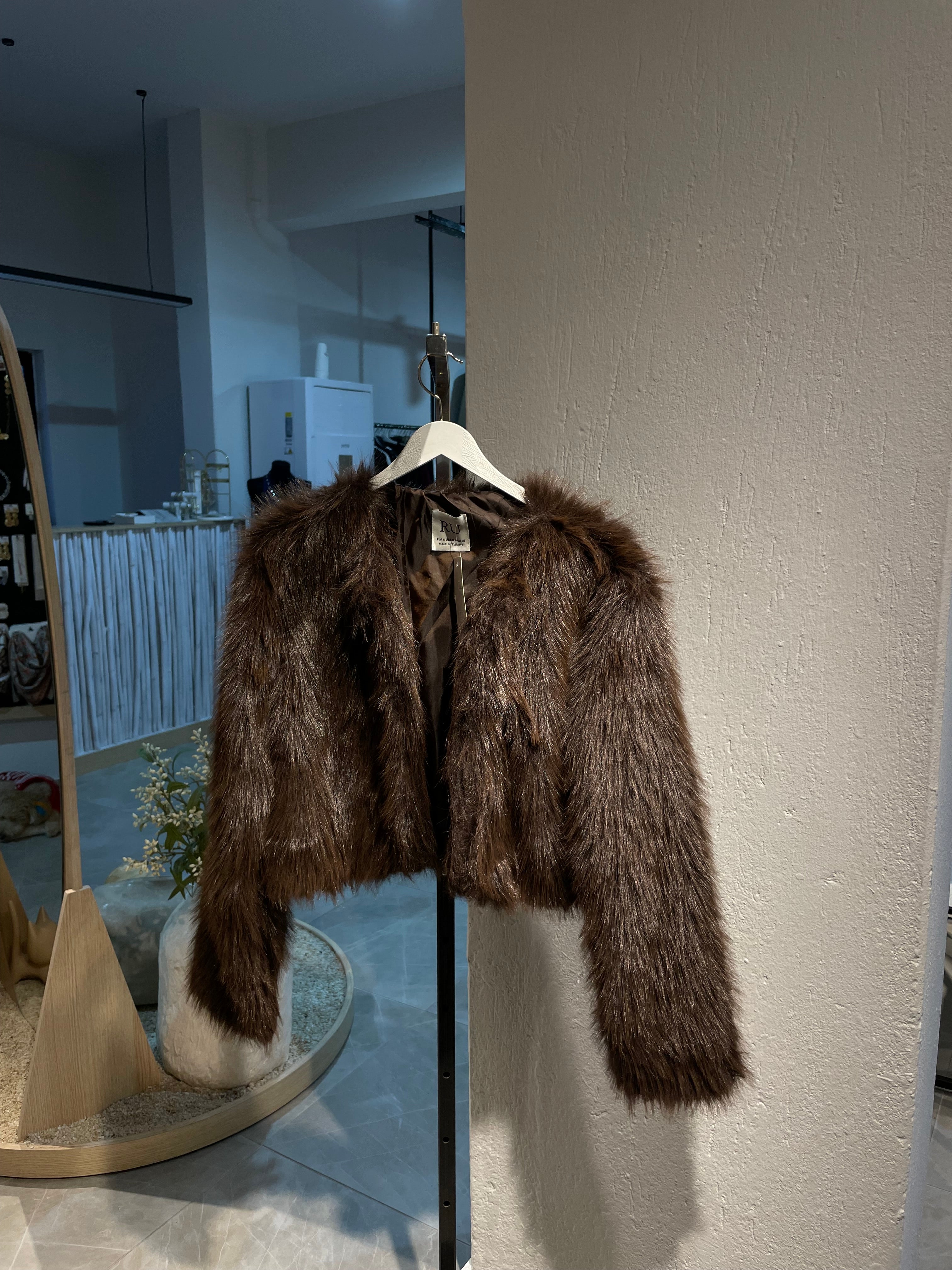 Yeni Sezon Kısa Kürk Ceket