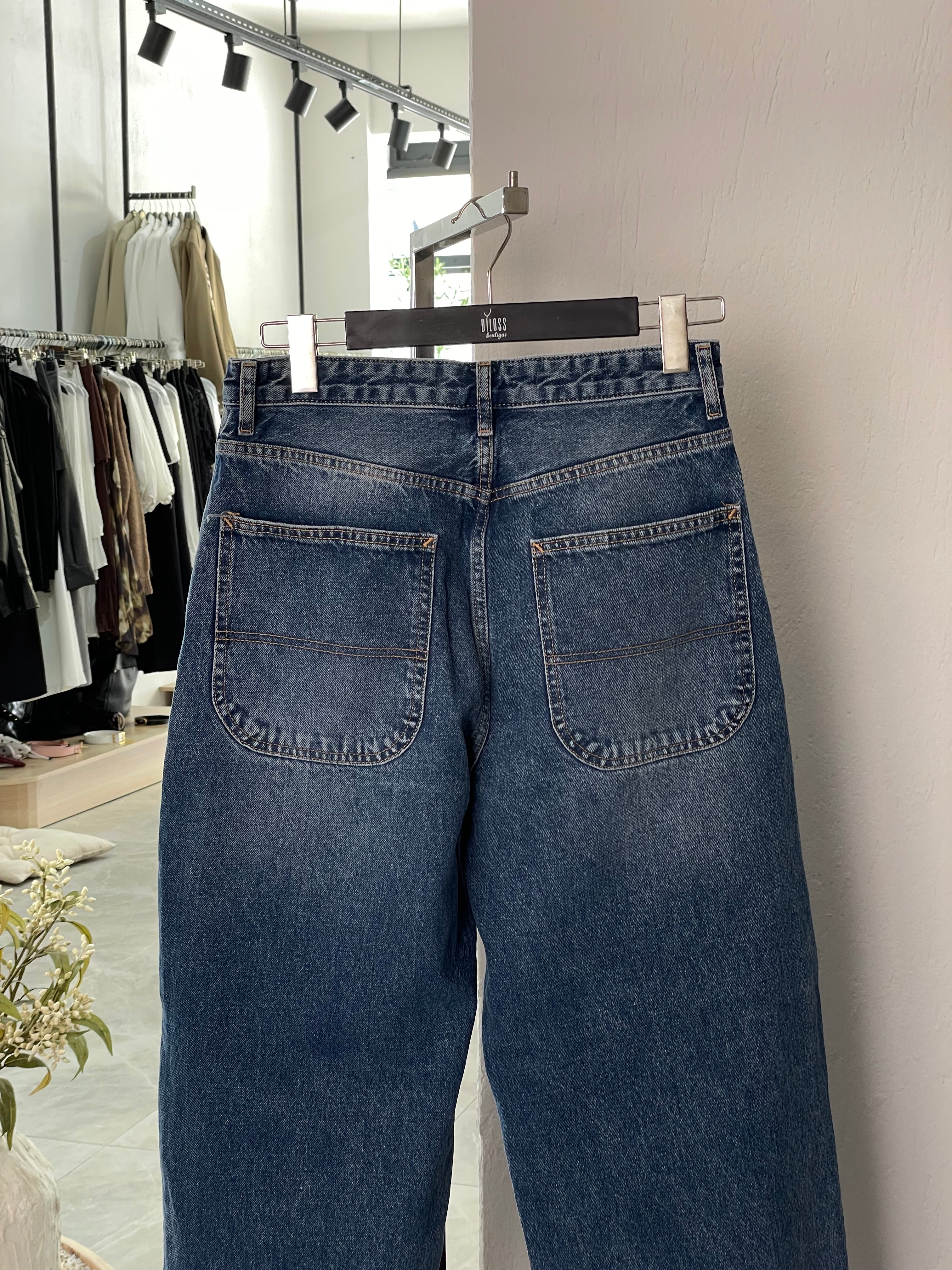 Marka Mavi Eskitme Detay Jean