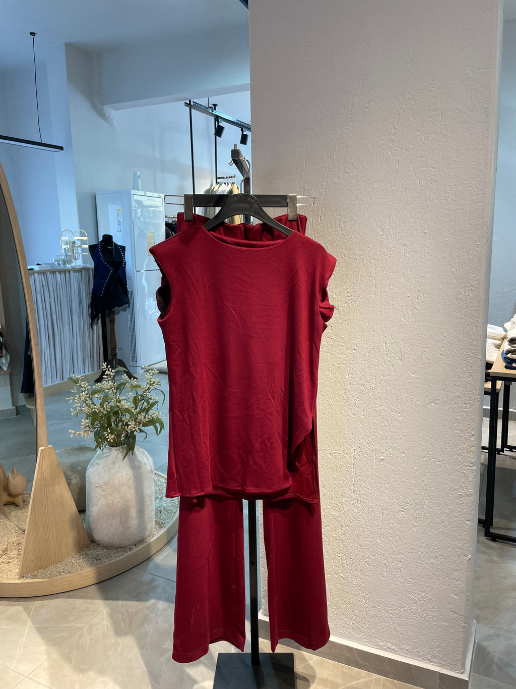 Rahat kumaş Kısa Kollu Alt-Üst Takım