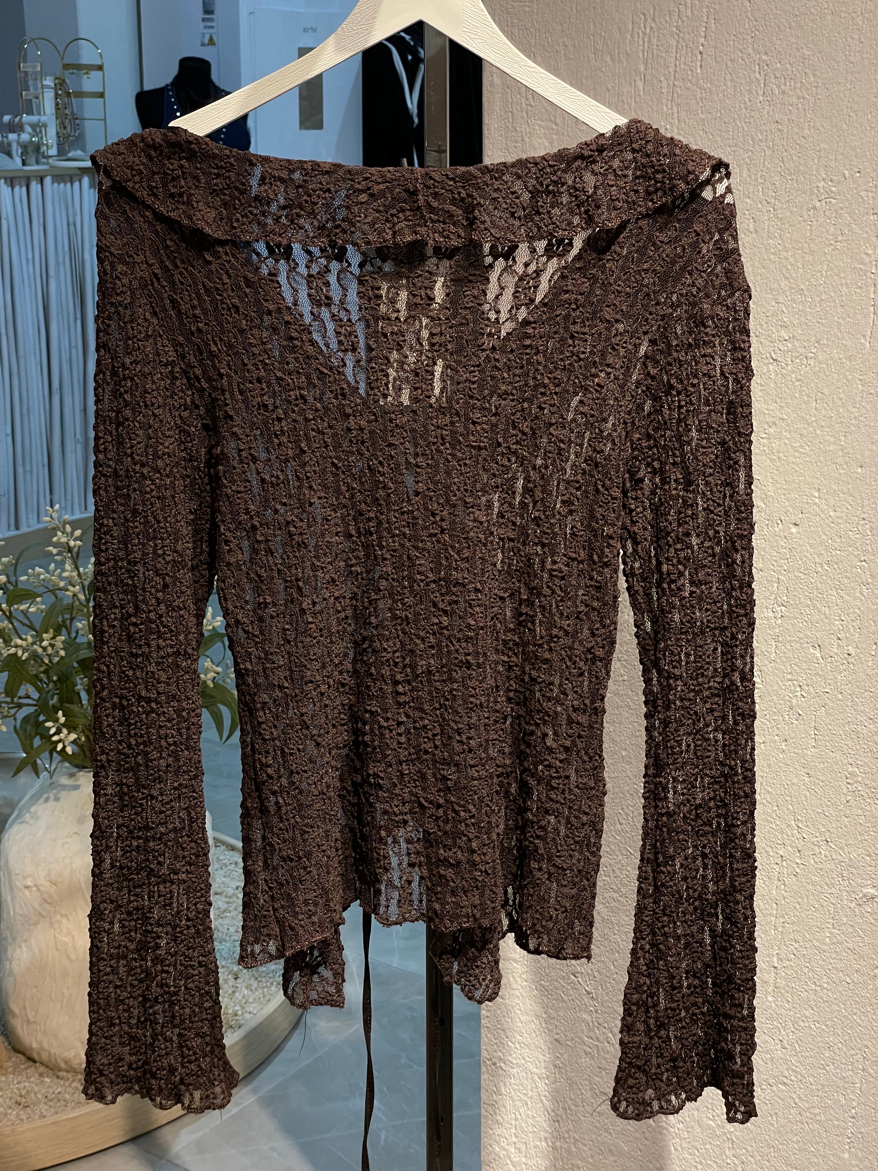 Dantelli Bohem Bağlamalı Üst