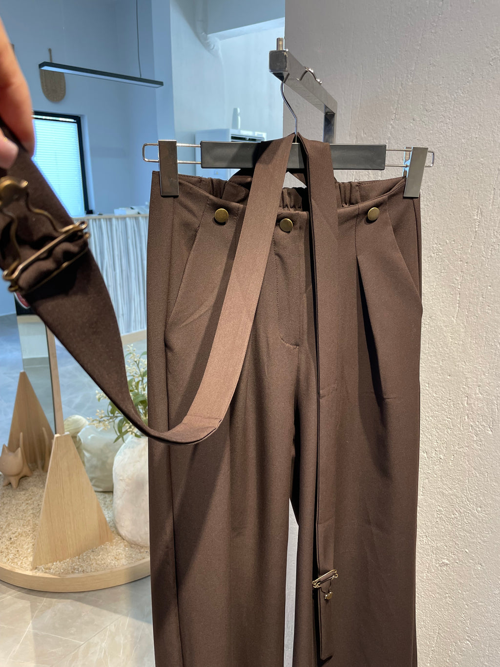 Acı Kahve Salopet Pantolon